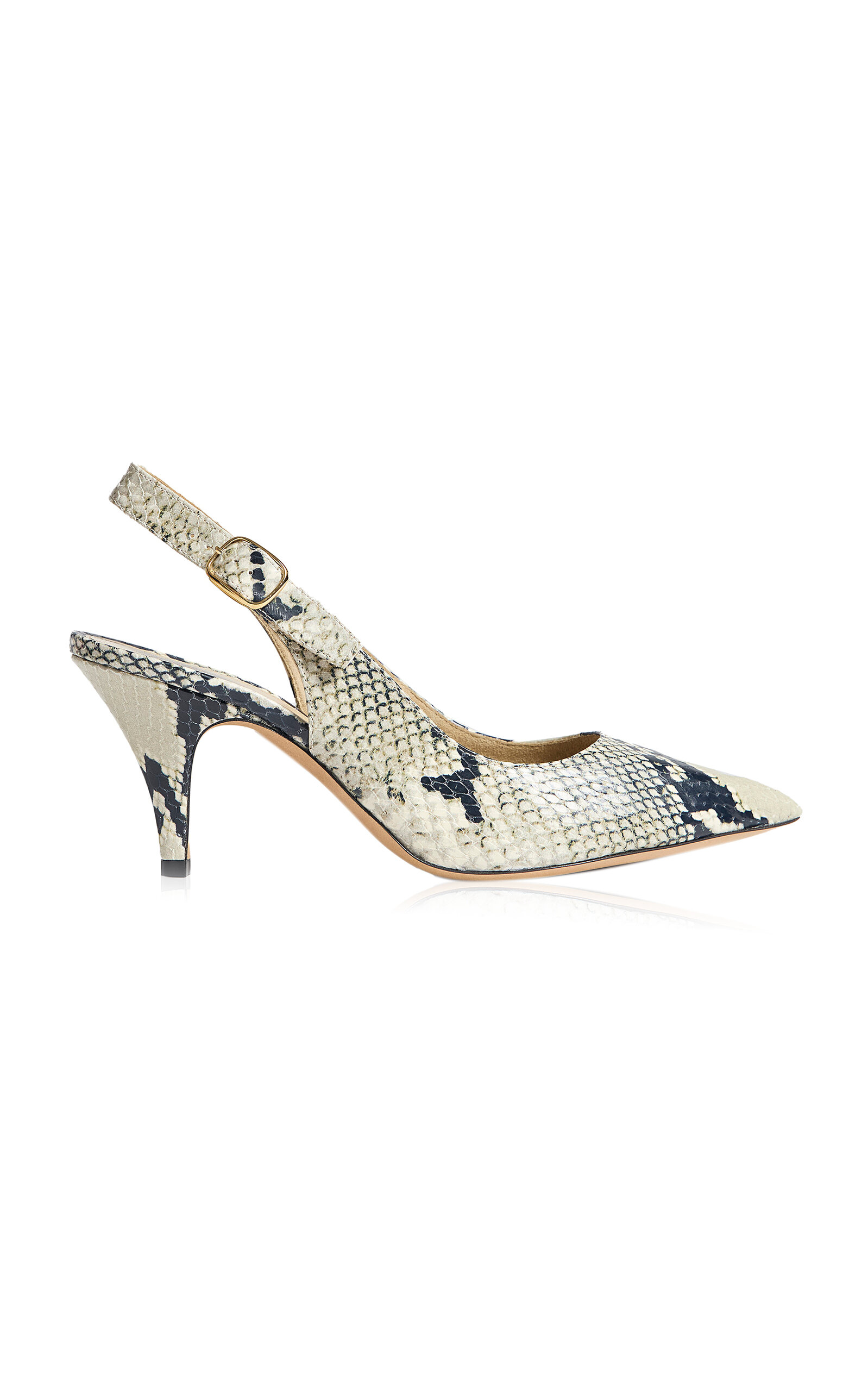 Khaite River Embossed Leather Pumps