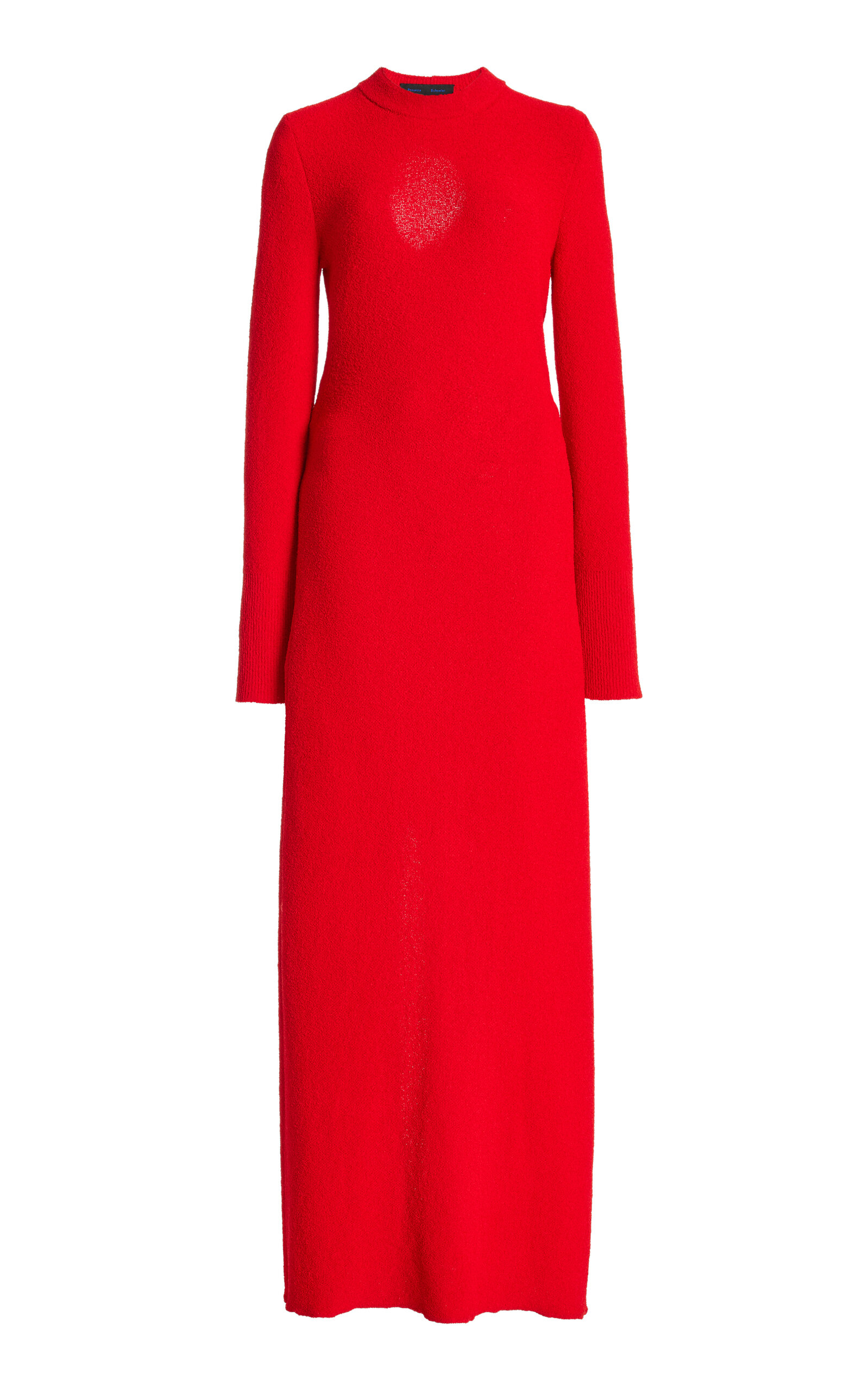 Shop Proenza Schouler Lara Knit Maxi Dress In Red