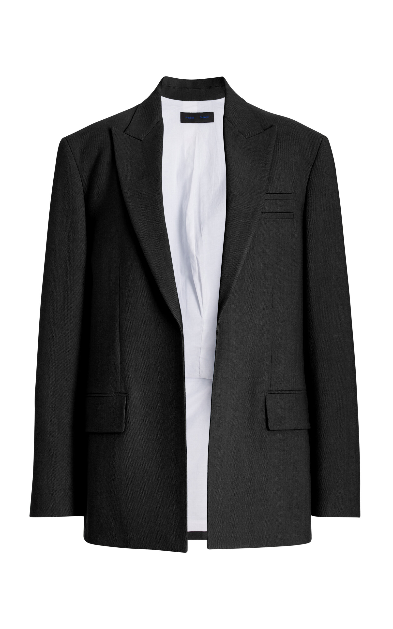 Proenza Schouler Devon Oversized Blazer In Black