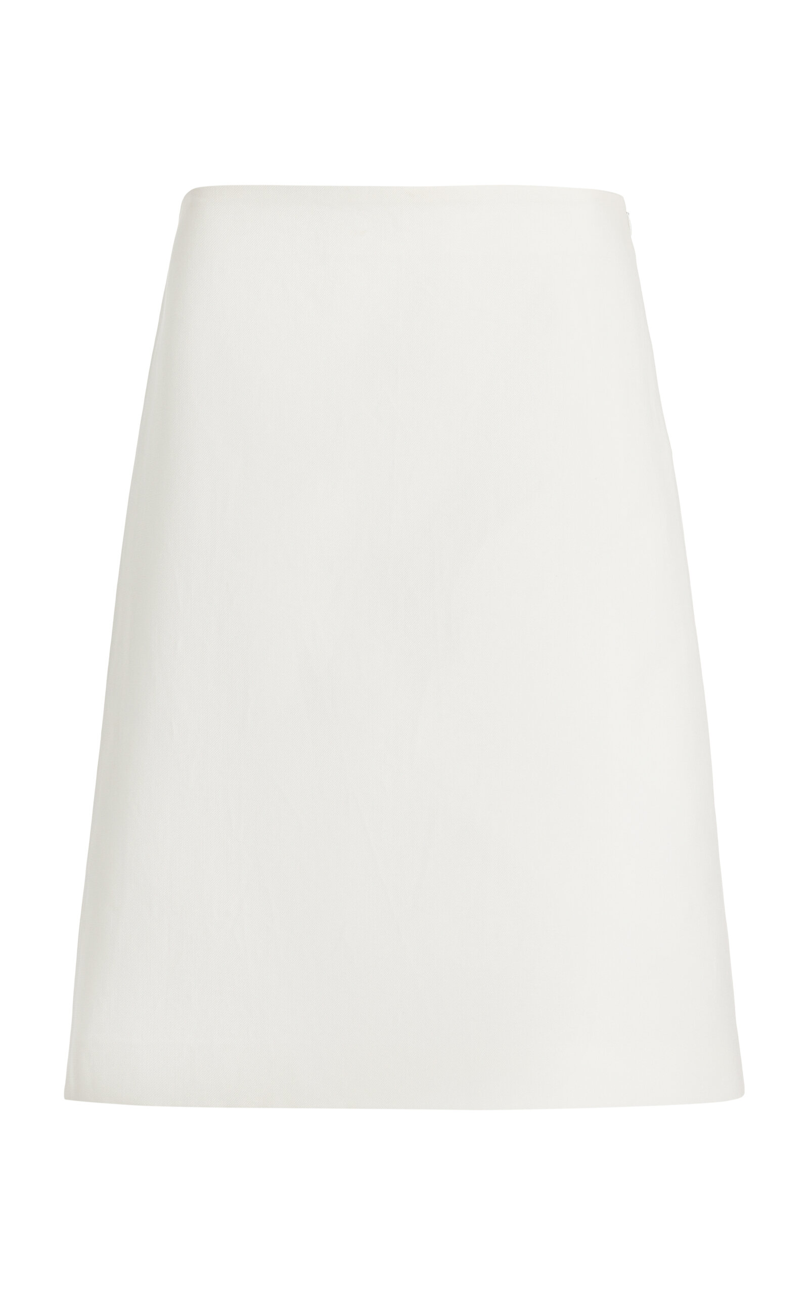 Proenza Schouler Adele Organic Cotton Twill Midi Skirt In White