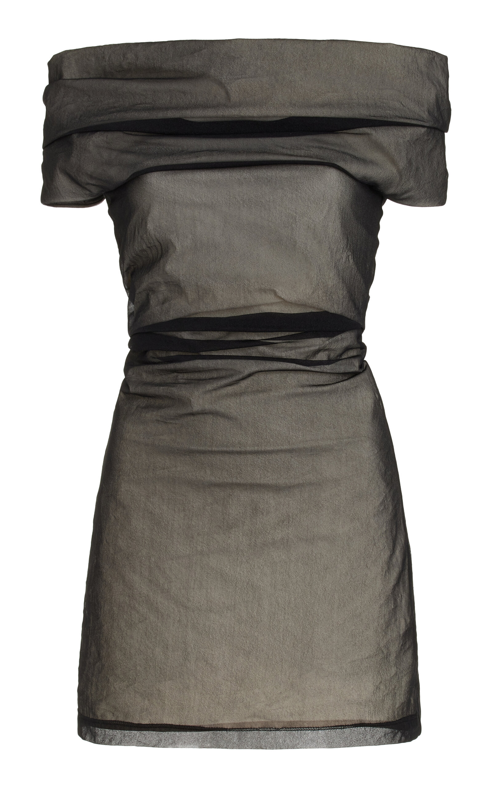 Proenza Schouler Allegra Off-The-Shoulder Mesh Top