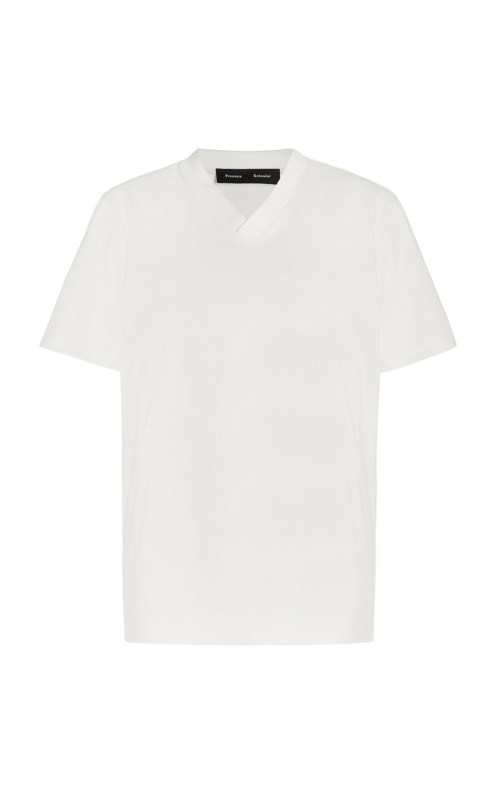 Shop Proenza Schouler Talia Organic Cotton T-shirt In White