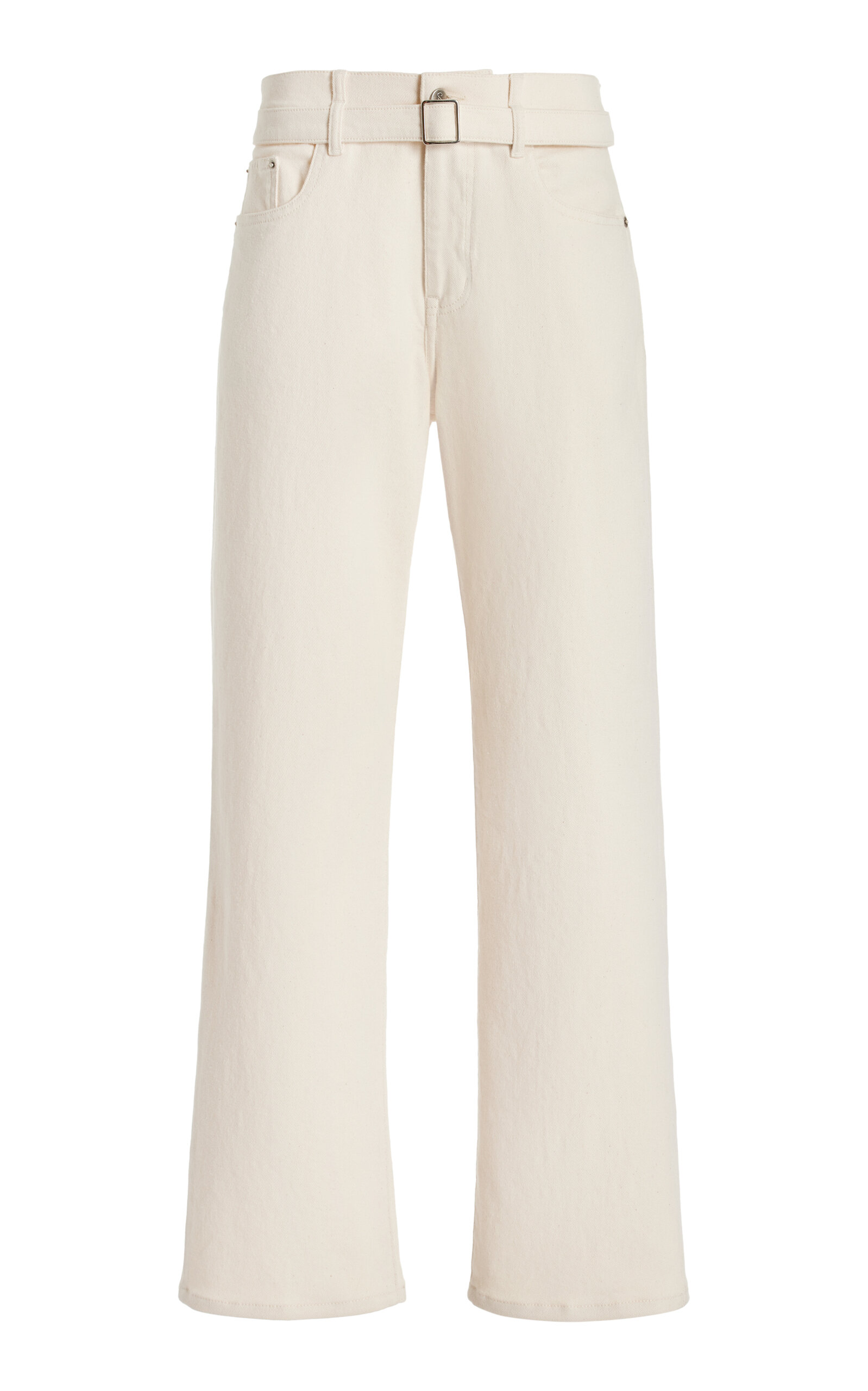 Shop Proenza Schouler Ellsworth Stretch Low-rise Boyfriend Jeans In Ivory