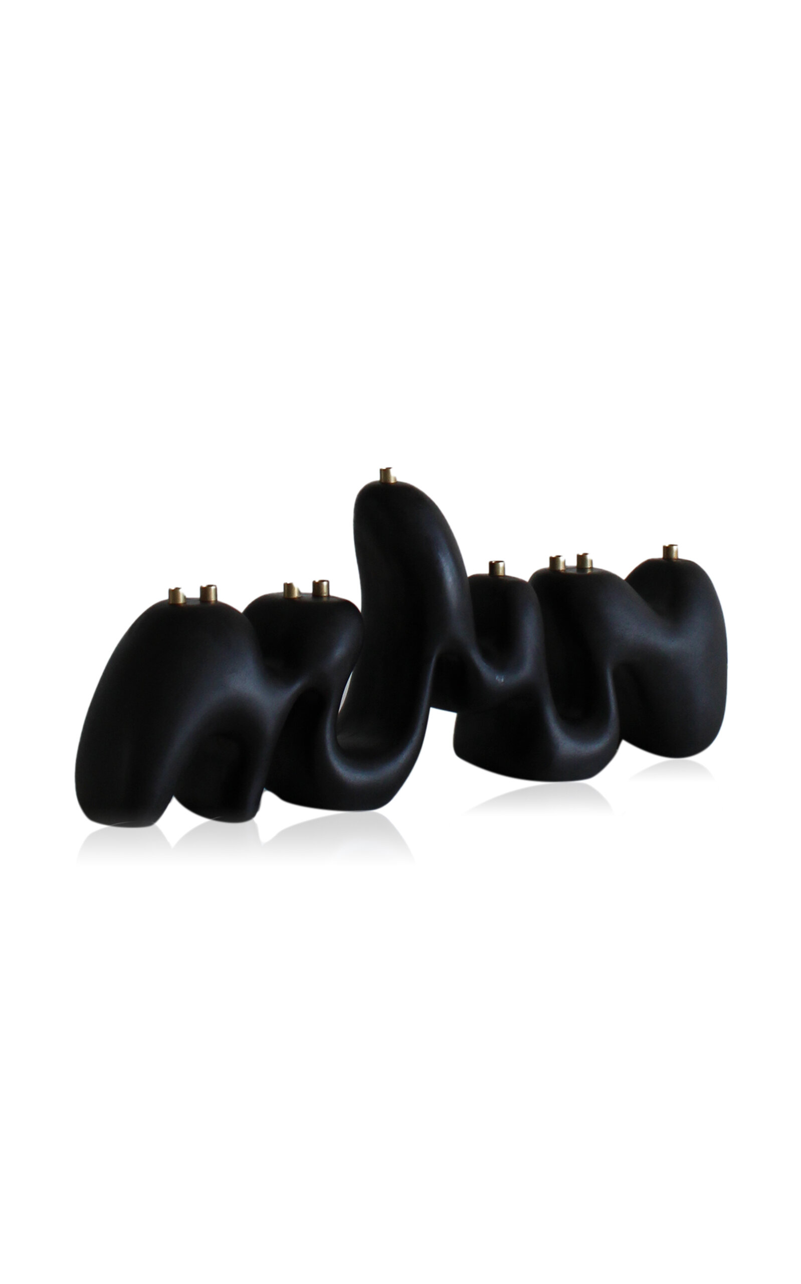Hannah Polskin Menorah Sculpture II - Black