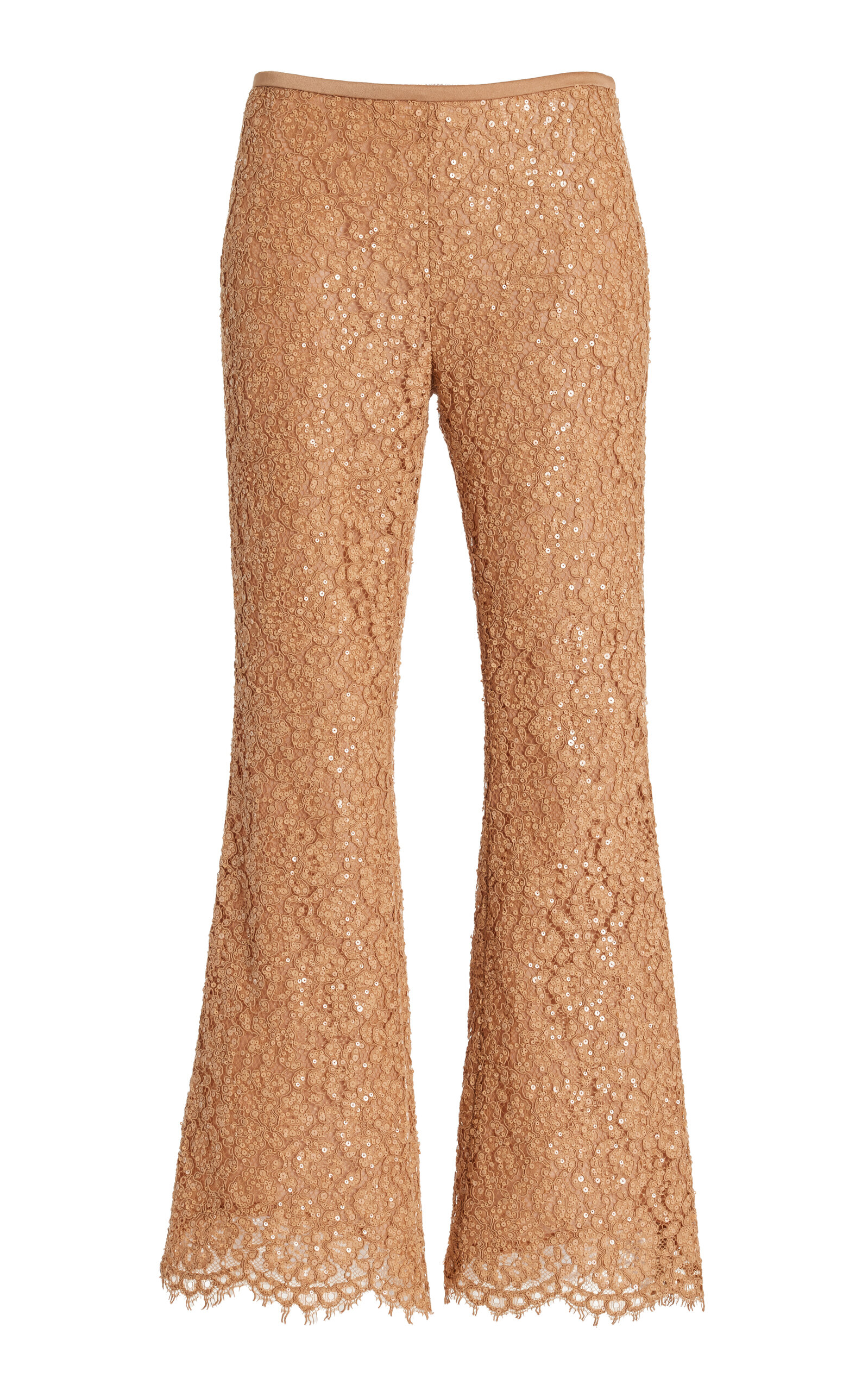 Michael Kors Collection Sequined Flared Lace Pants