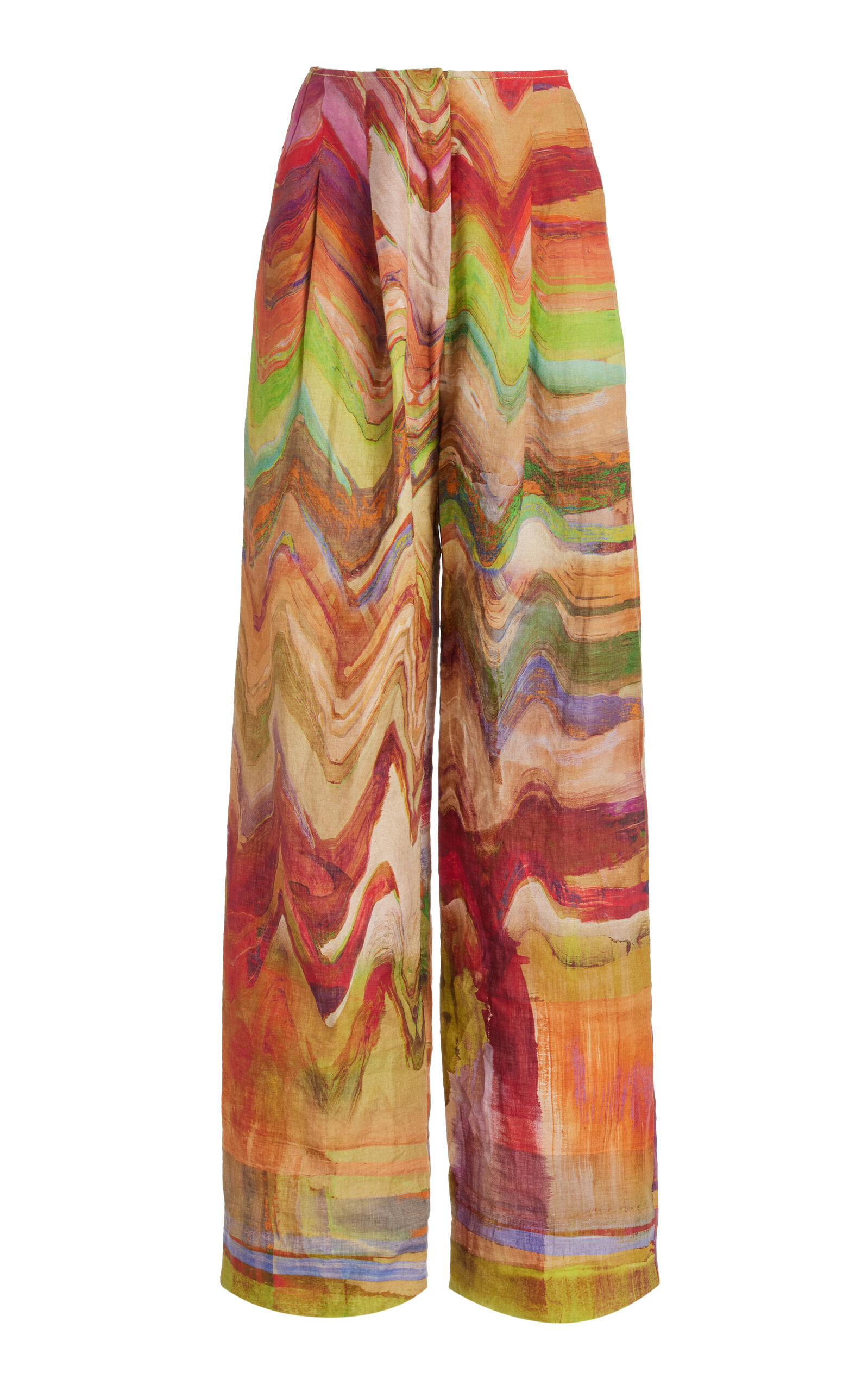 Ulla Johnson Lennox Wide-leg Pants In Multi