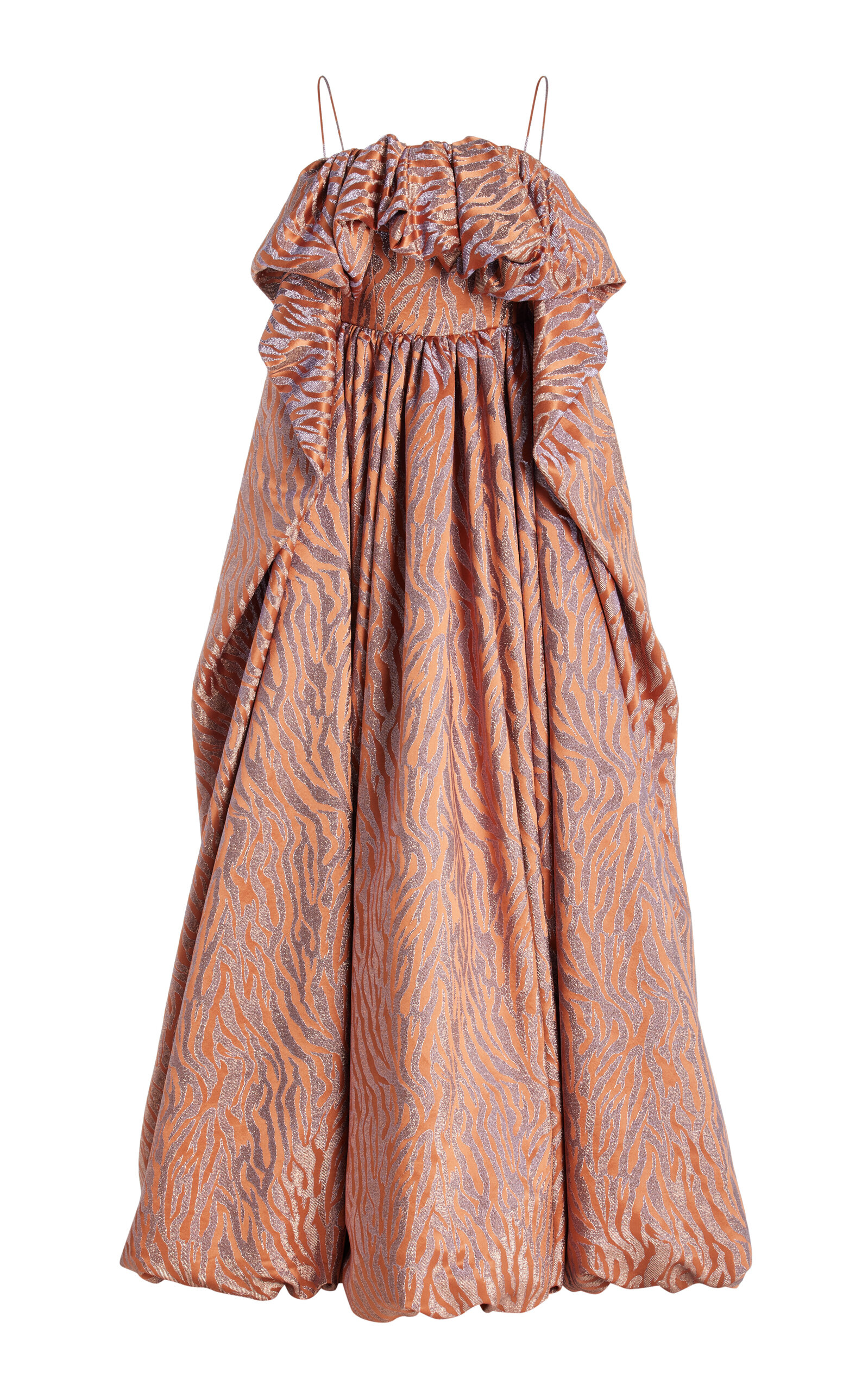 Ulla Johnson Amryis Ruffled Gown In Multi