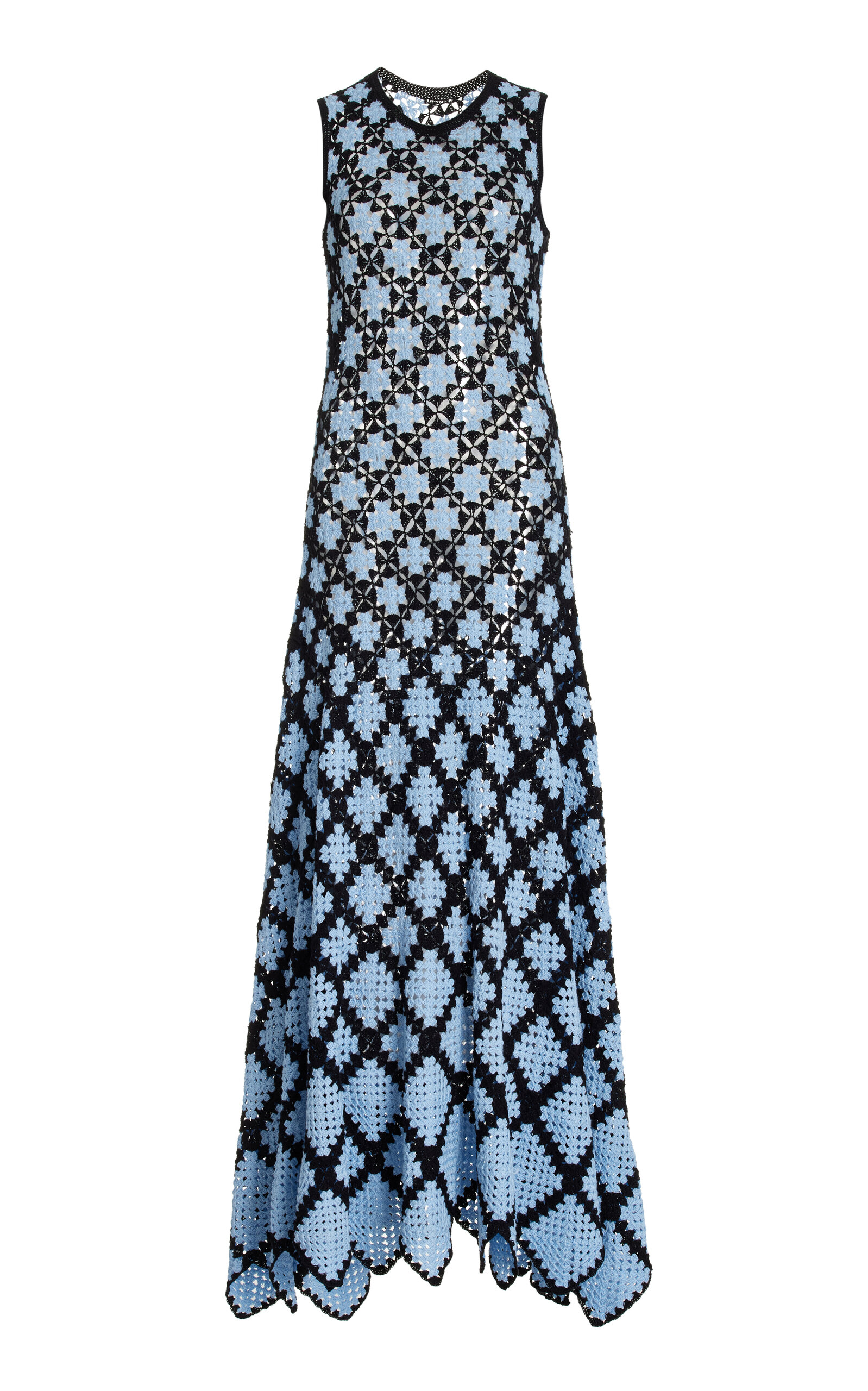 Ulla Johnson Ianna Knit Maxi Dress In Blue