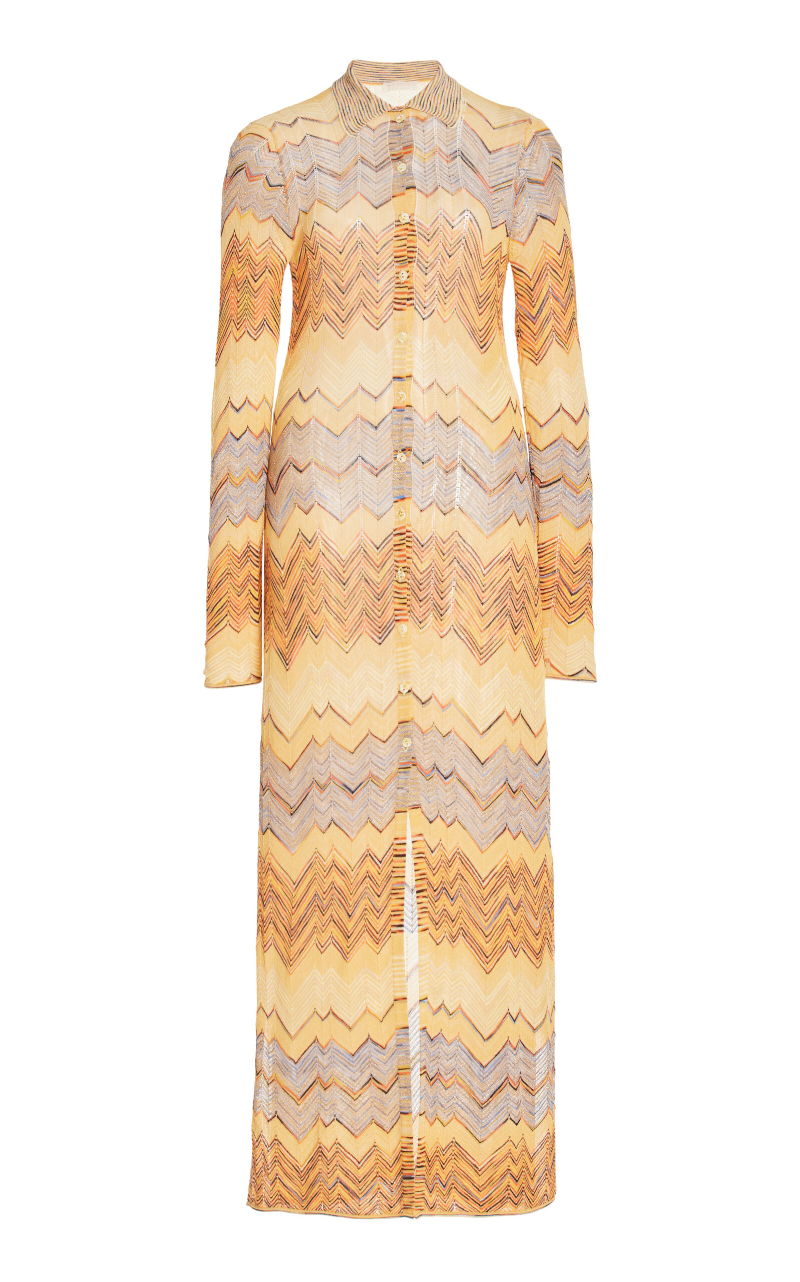 Ulla Johnson Mariela Sheer Maxi Dress In Yellow