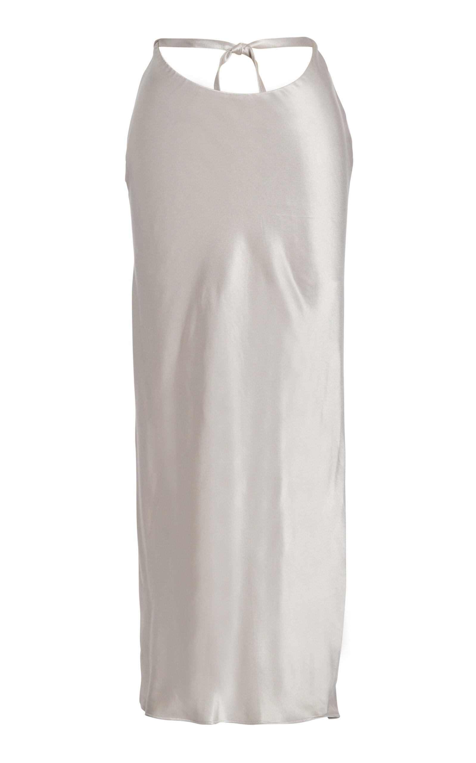 Esånt Romy Low-waisted Maxi Skirt In Silver