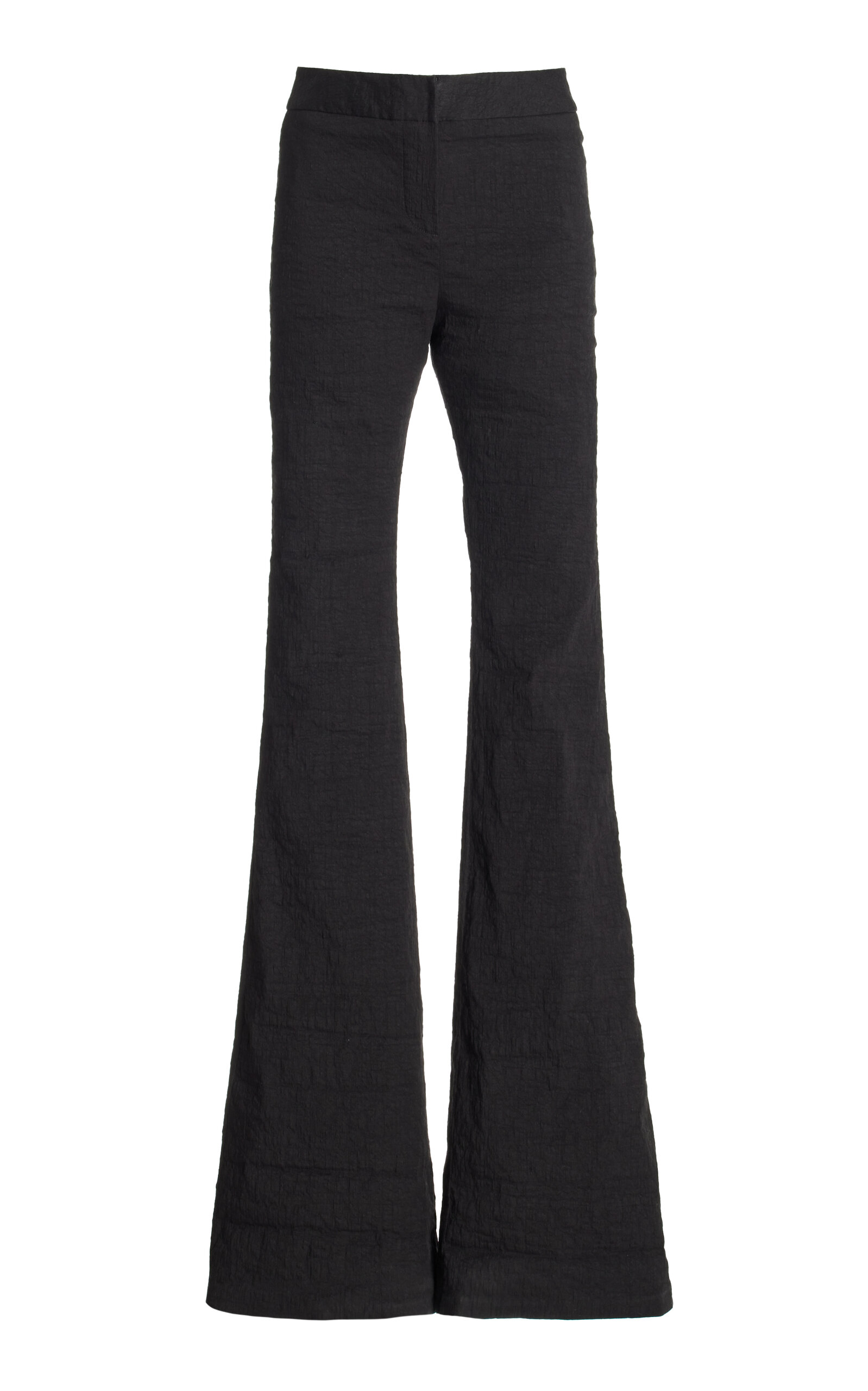 The Fae Flared Stretch Linen-Blend Pants