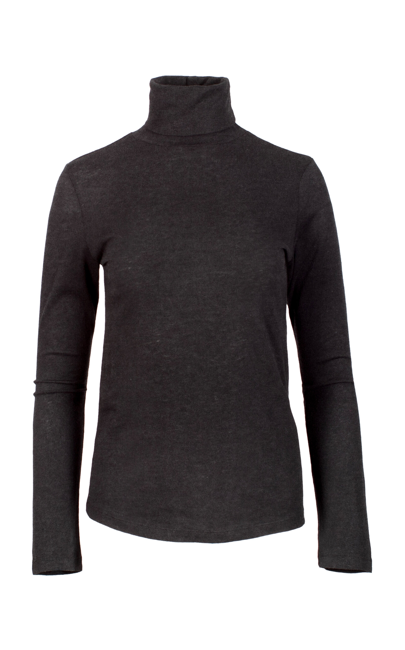 MAJESTIC TURTLENECK COTTON-CASHMERE TURTLENECK TOP