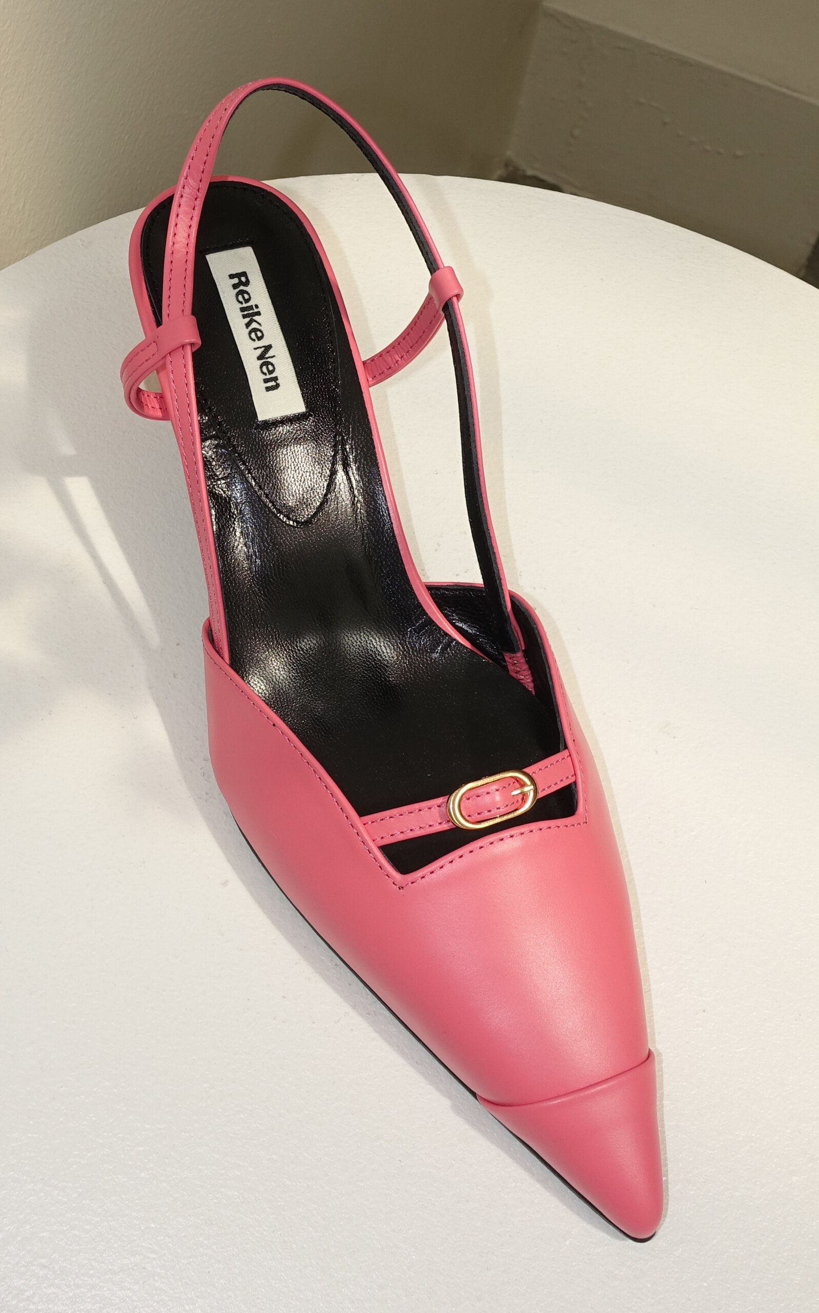 Reike Nen Sia Kitten Leather Pumps In Pink
