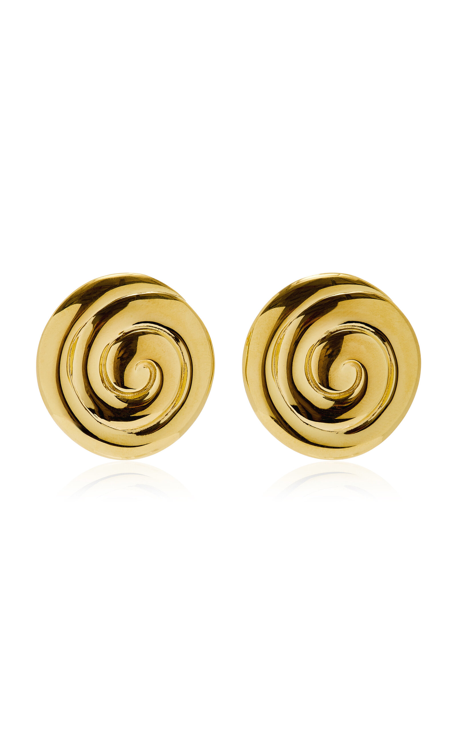 Uzu Mid 18K Yellow Gold Vermeil Earrings