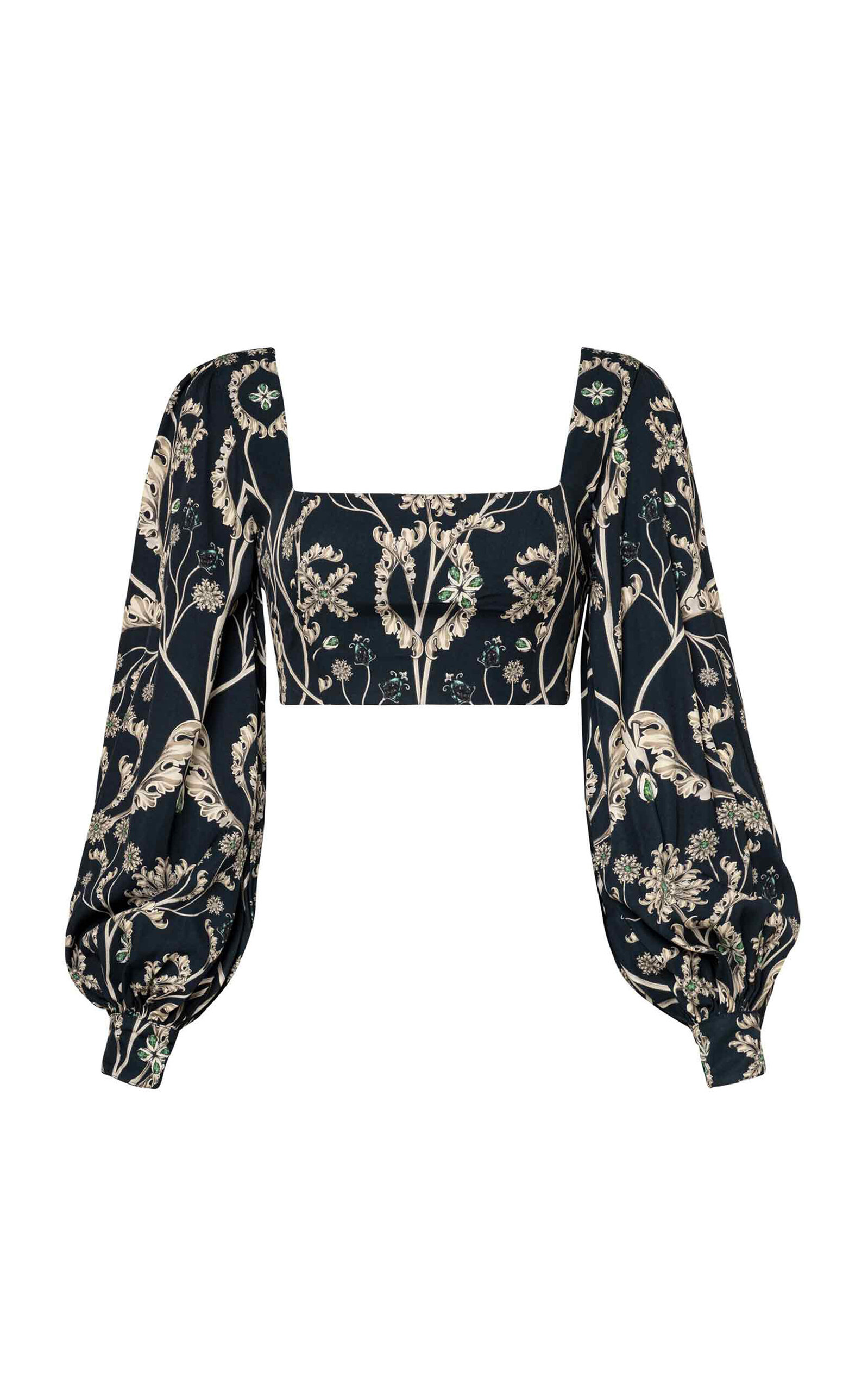 Agua by Agua Bendita Pera Gema Printed Crop Top