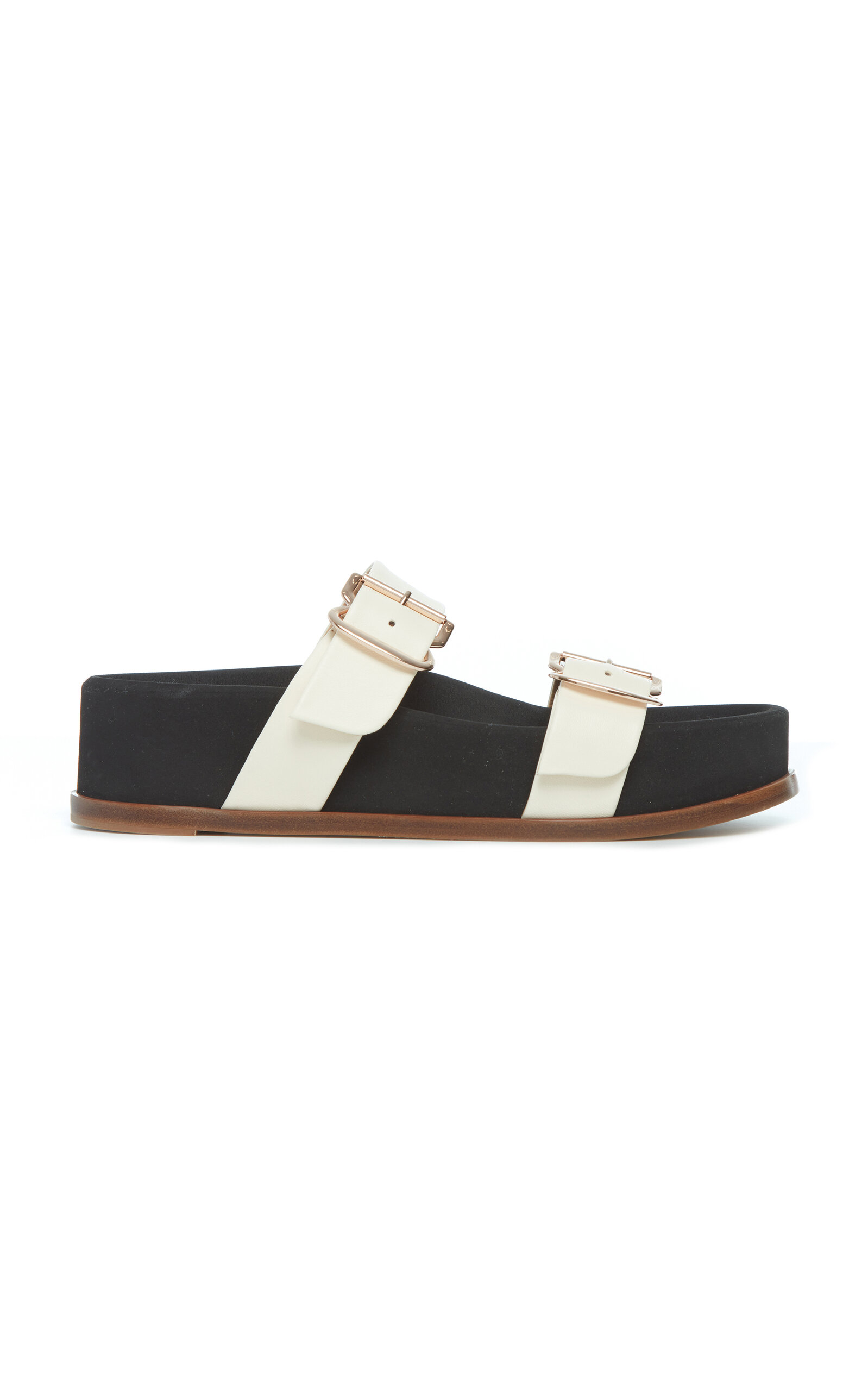 Gabriela Hearst Wren Leather Sandals In Ivory