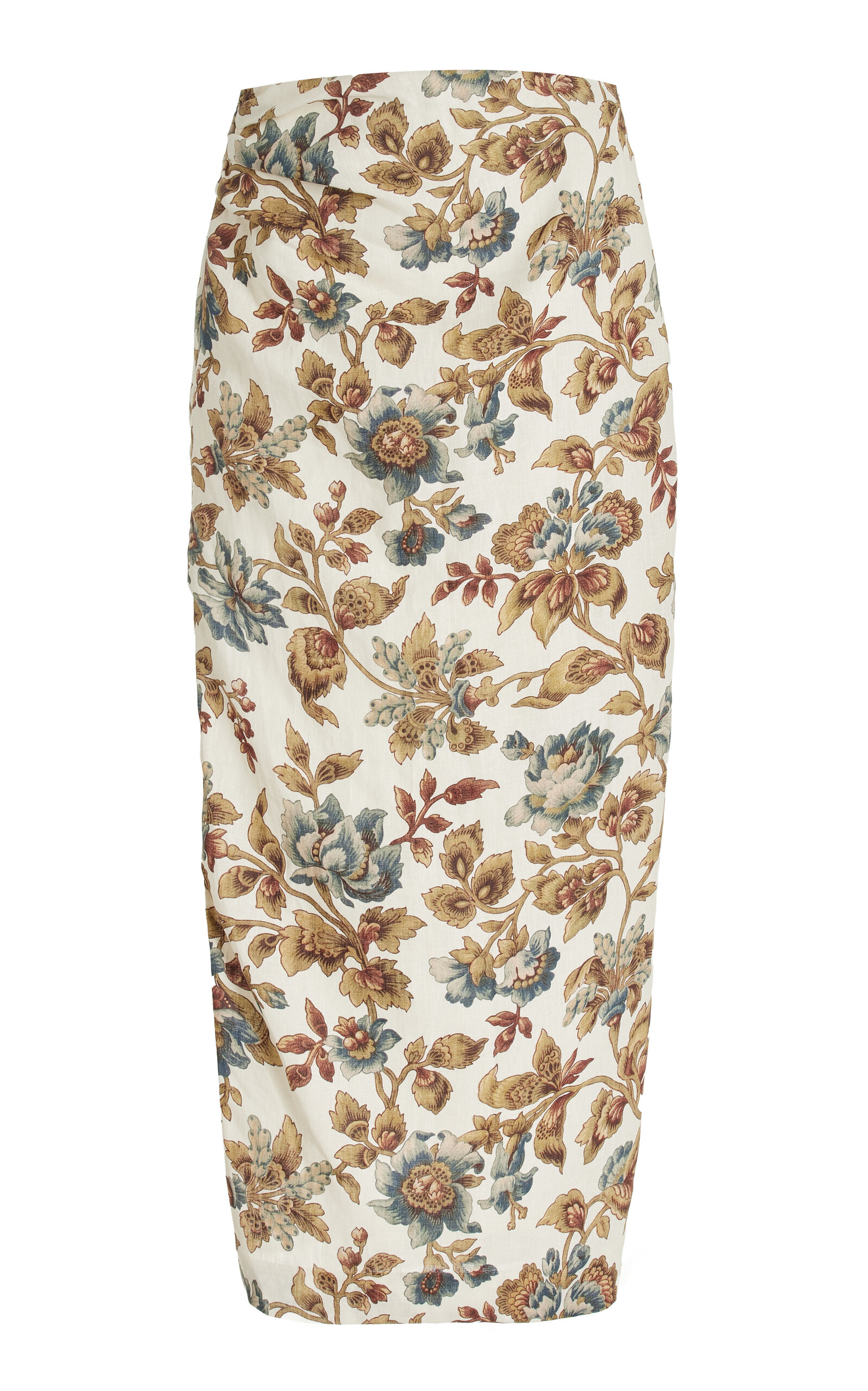 SIR Eleanora Floral Linen Midi Skirt | Smart Closet SIR Eleanora Floral Linen Midi Skirt | Smart Closet
