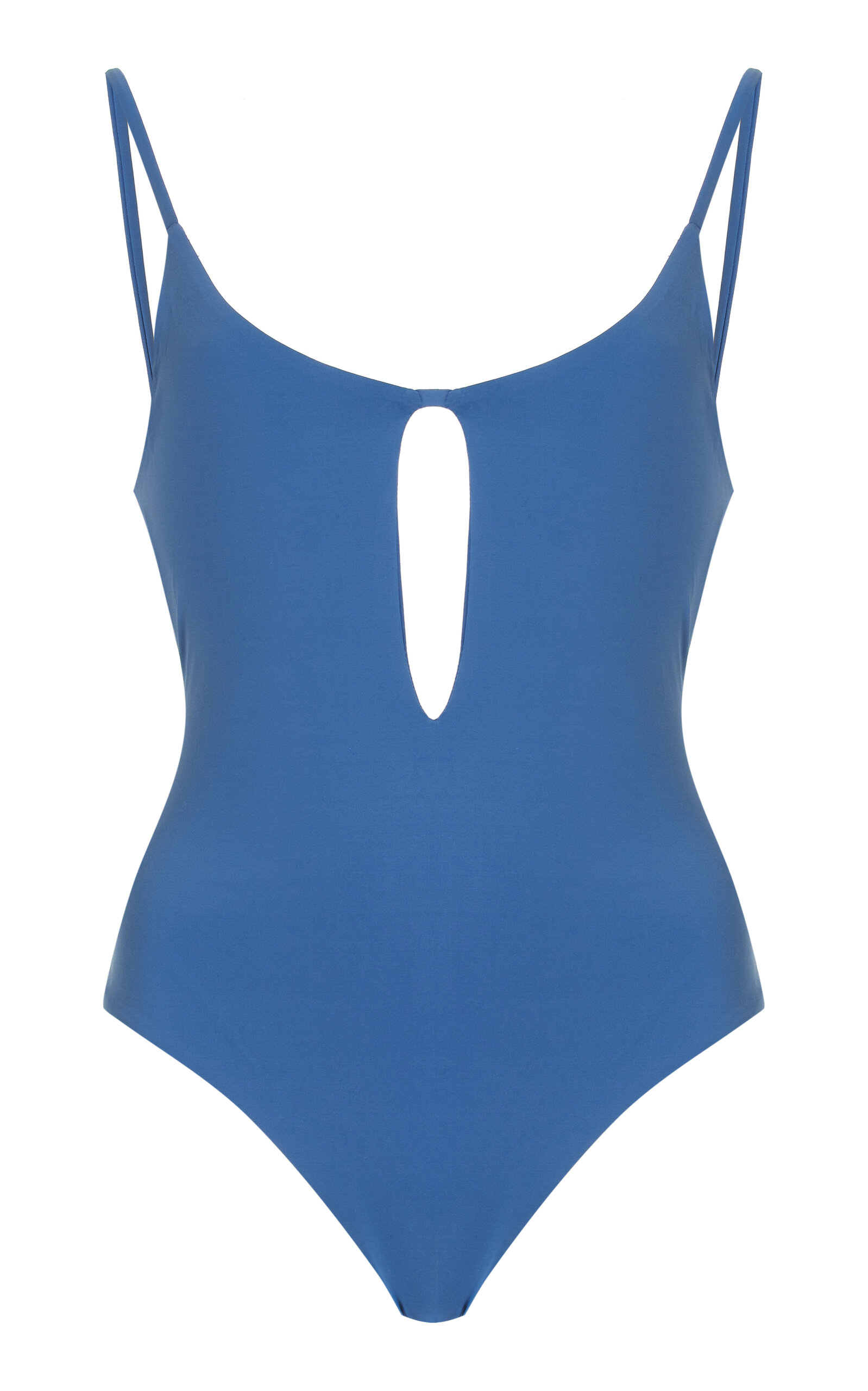Shop Anemos Keyhole One-piece Swimsuit In Blue