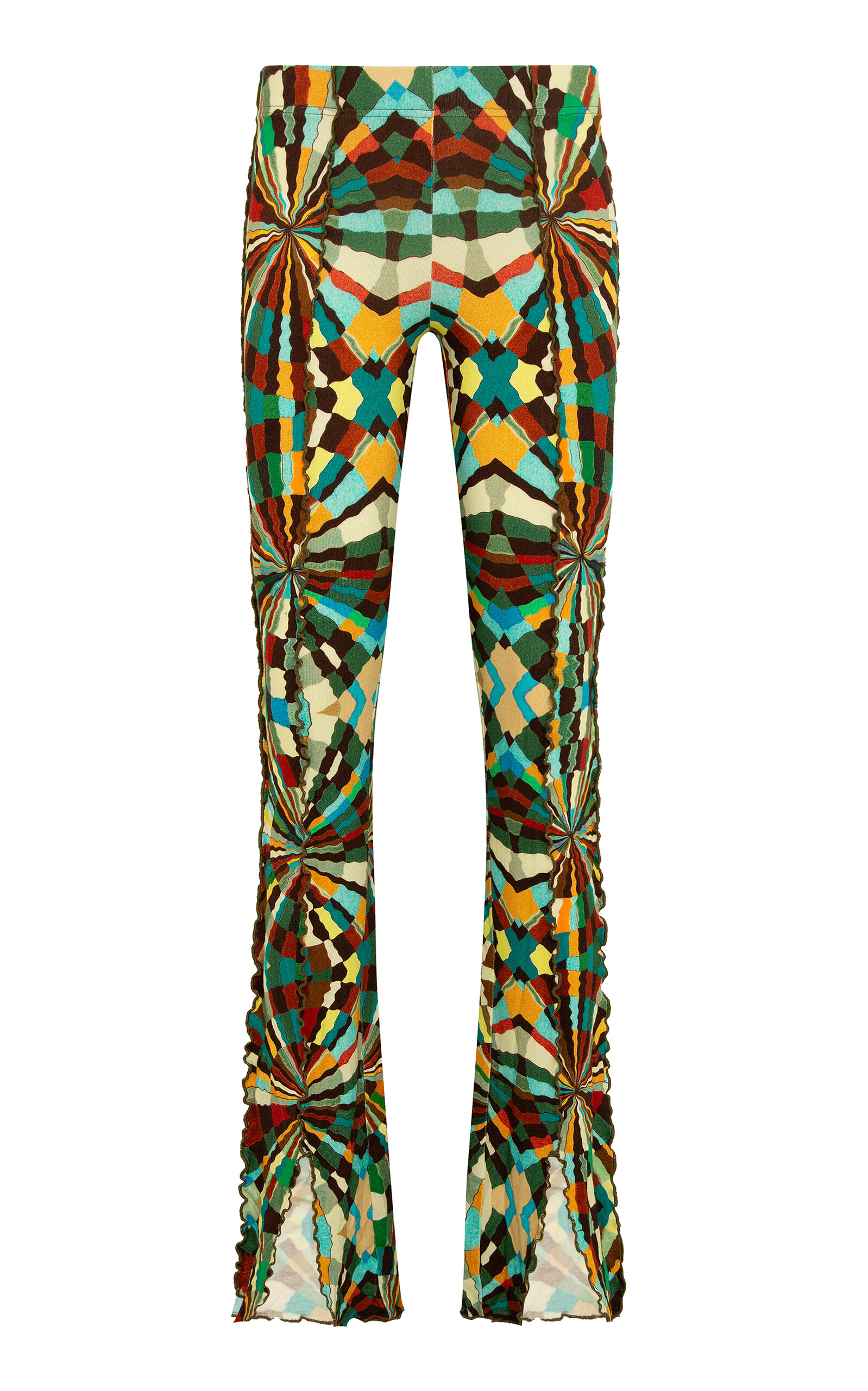Siedres Mult Kaleidoscope-printed Pants In Multi