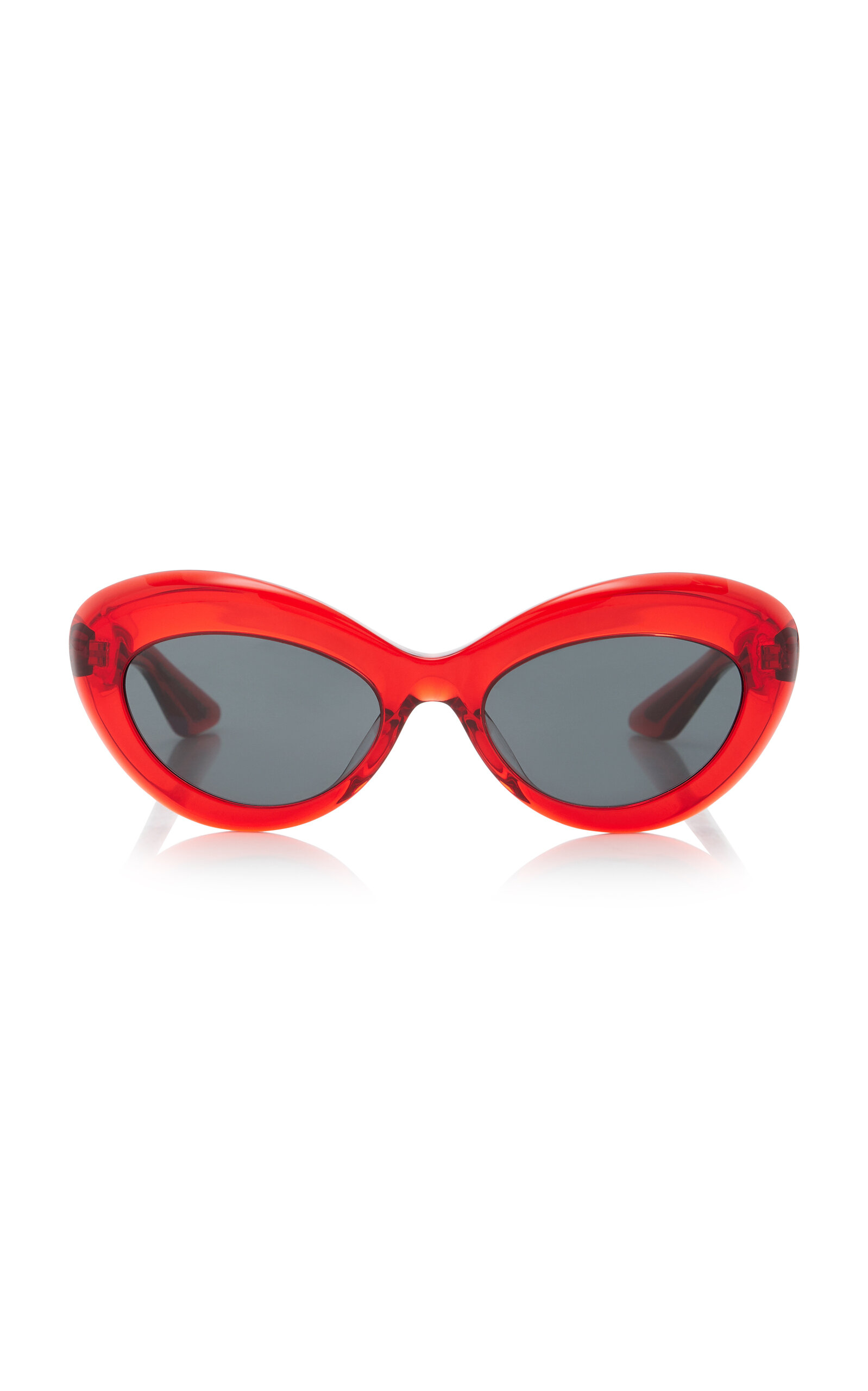 Khaite X Oliver Peoples 1968c Cat-eye Acetate Sunglasses In Red