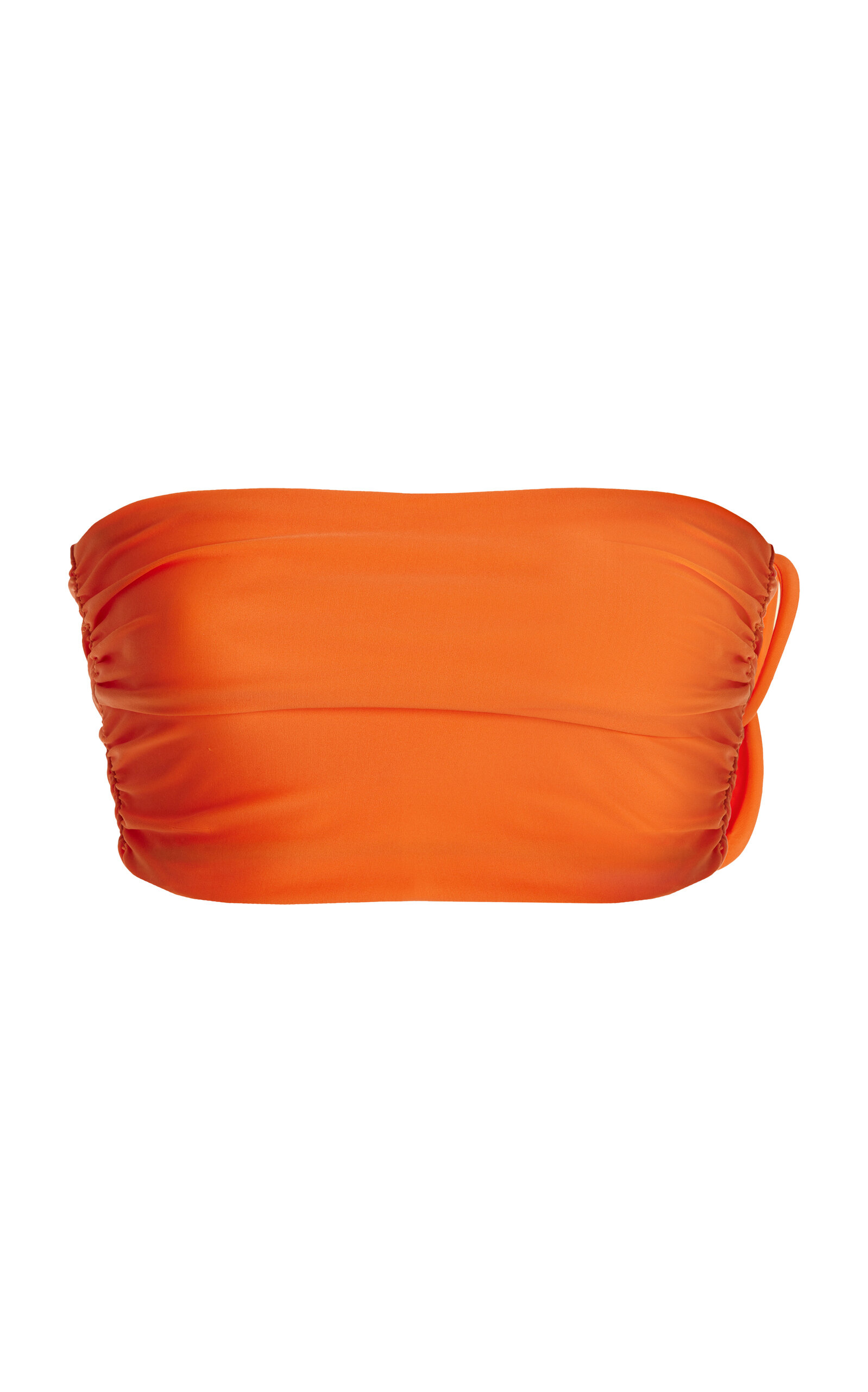 Simkhai Cale Bustier Bikini Top In Orange