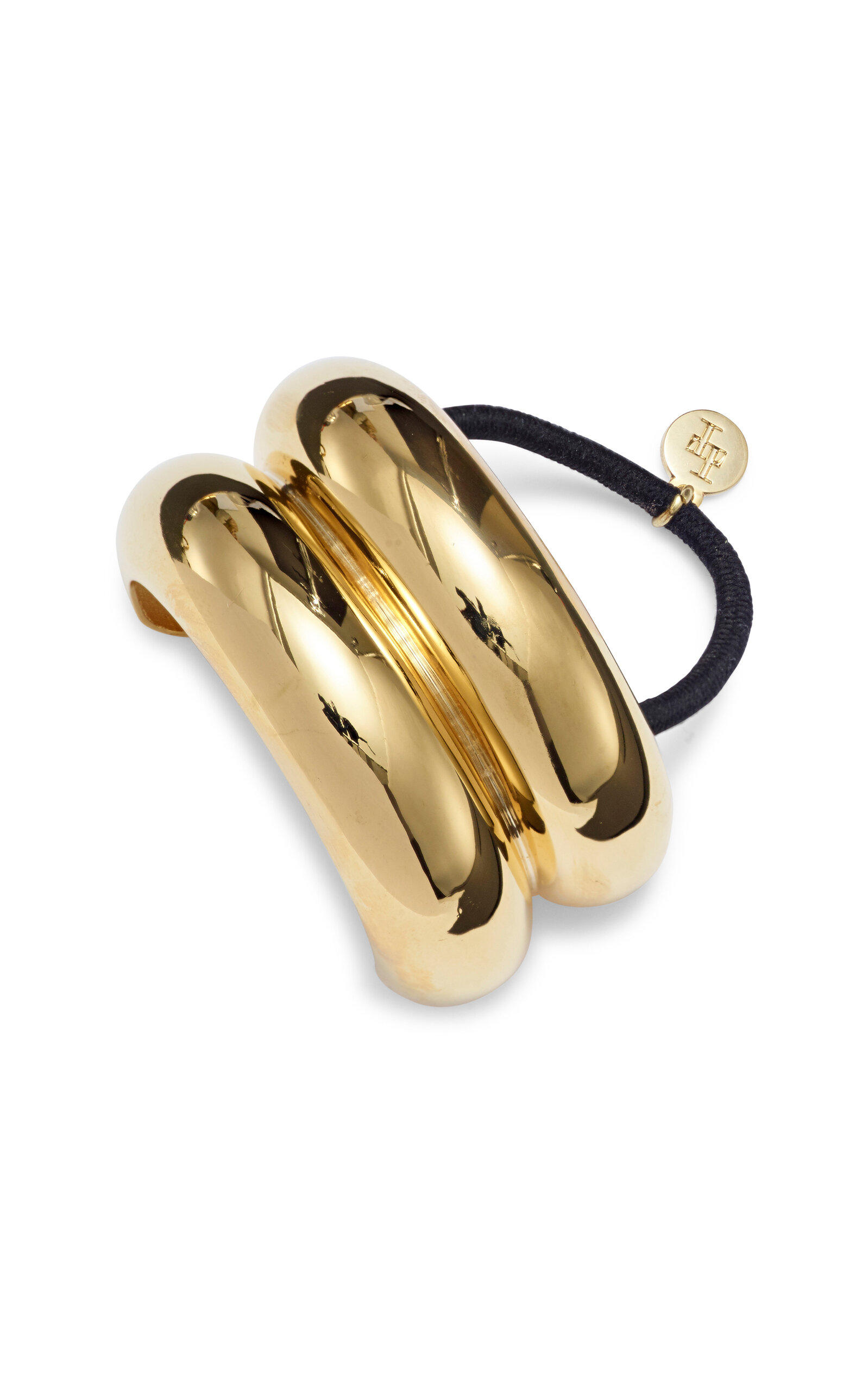 Lelet Ny Glossy Double Hammered Arch Pony In Gold