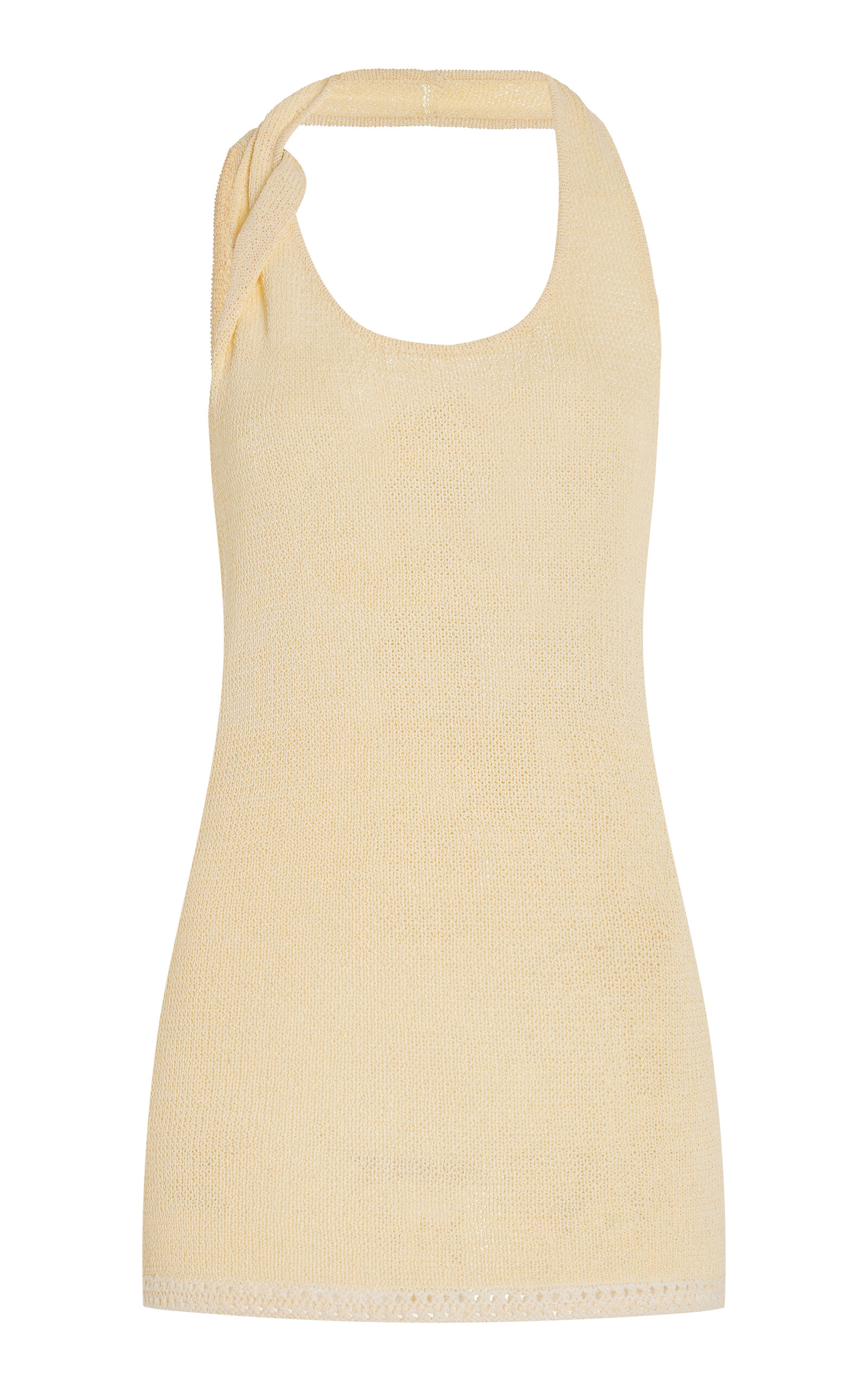 Proenza Schouler Stevie Twisted Knit Top In Neutral