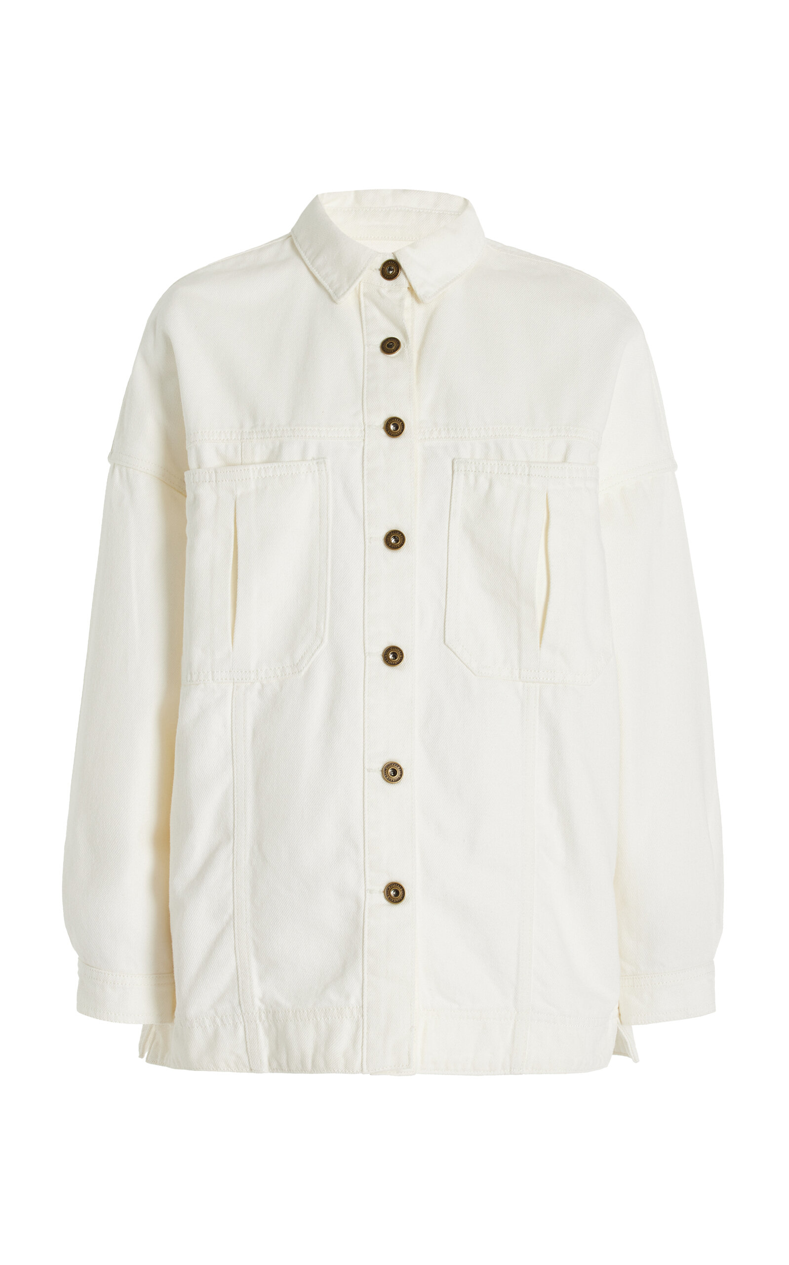 Shop Outland Denim Jenny Denim Jacket In White