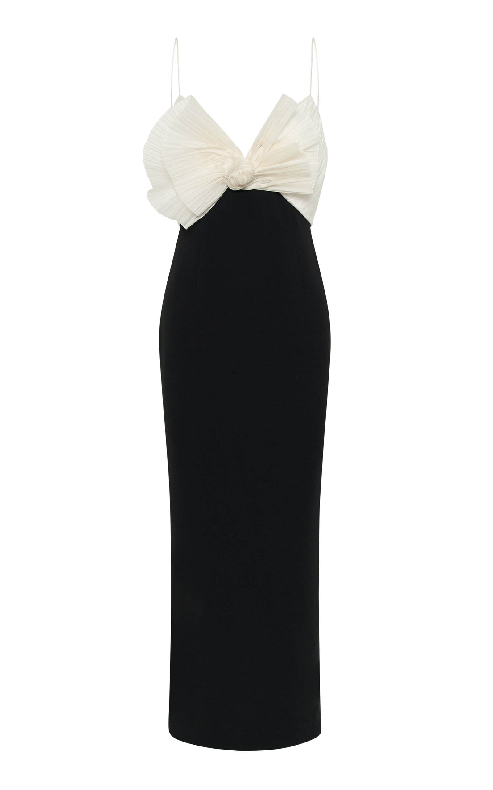 Rachel Gilbert July Strap Maxi Dress In Black,white