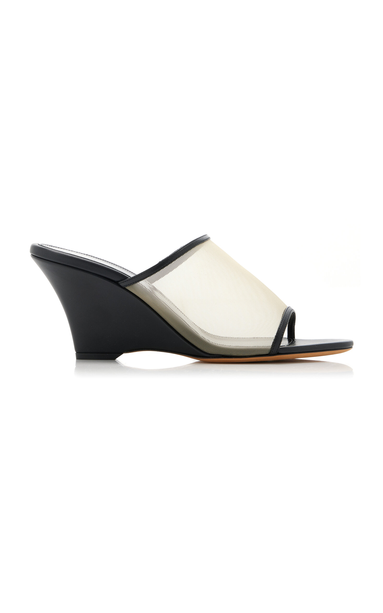 Marion Mesh Wedge Mules