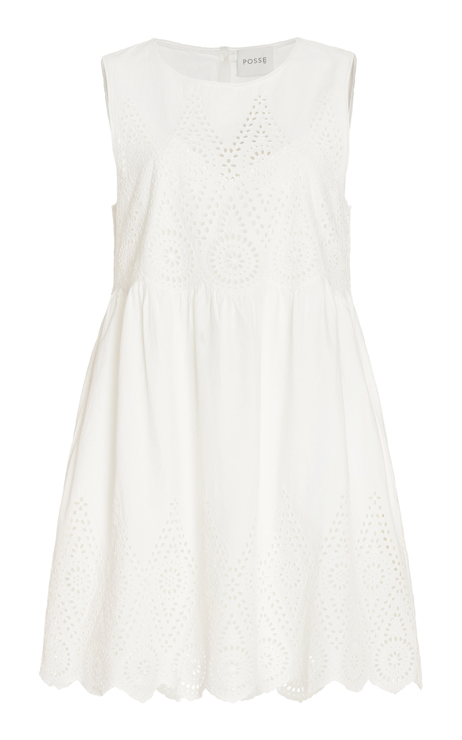 Louisa Broderie Anglaise Cotton Mini Dress