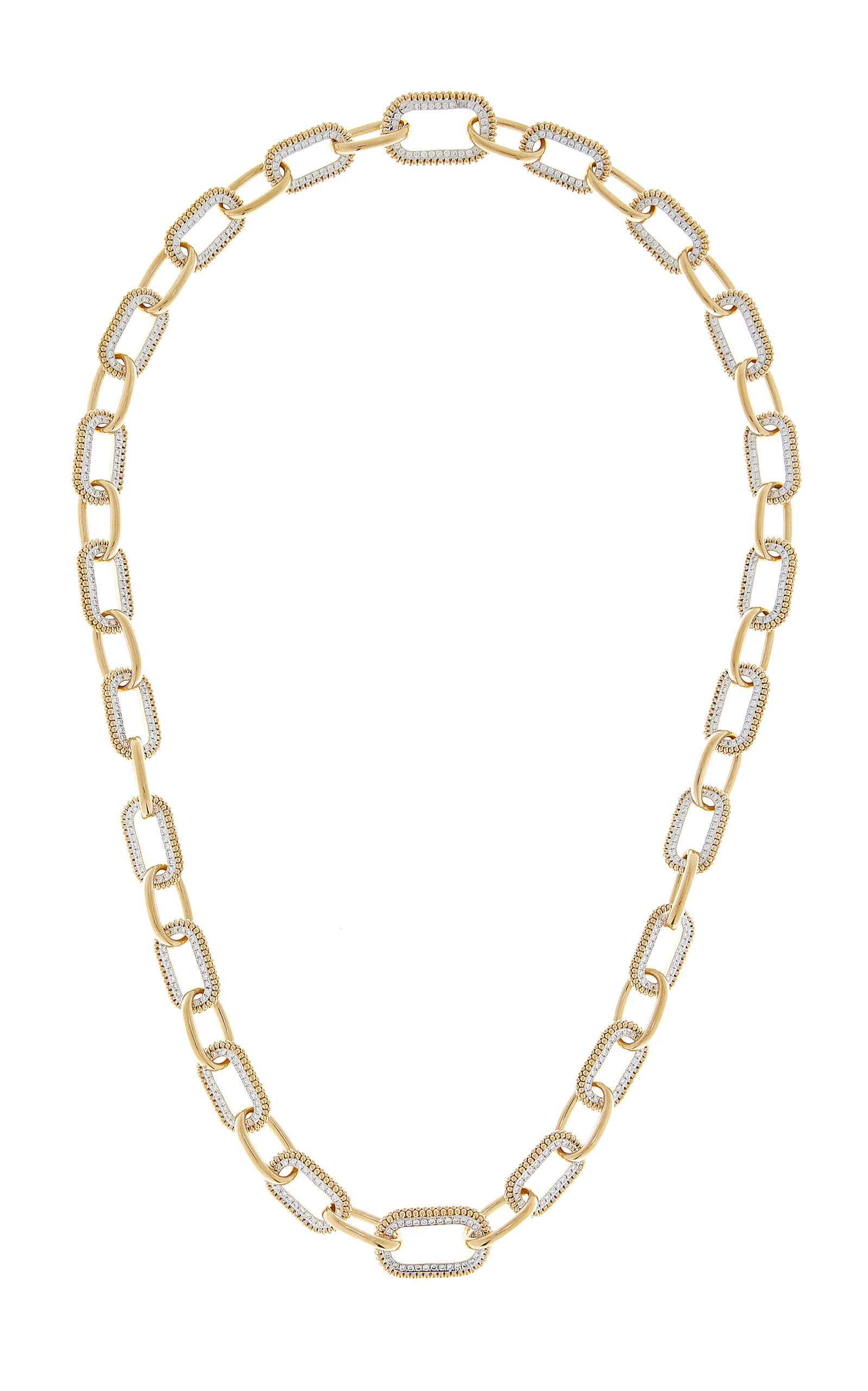 Sunlight 18K Yellow Gold Diamond Chain Necklace