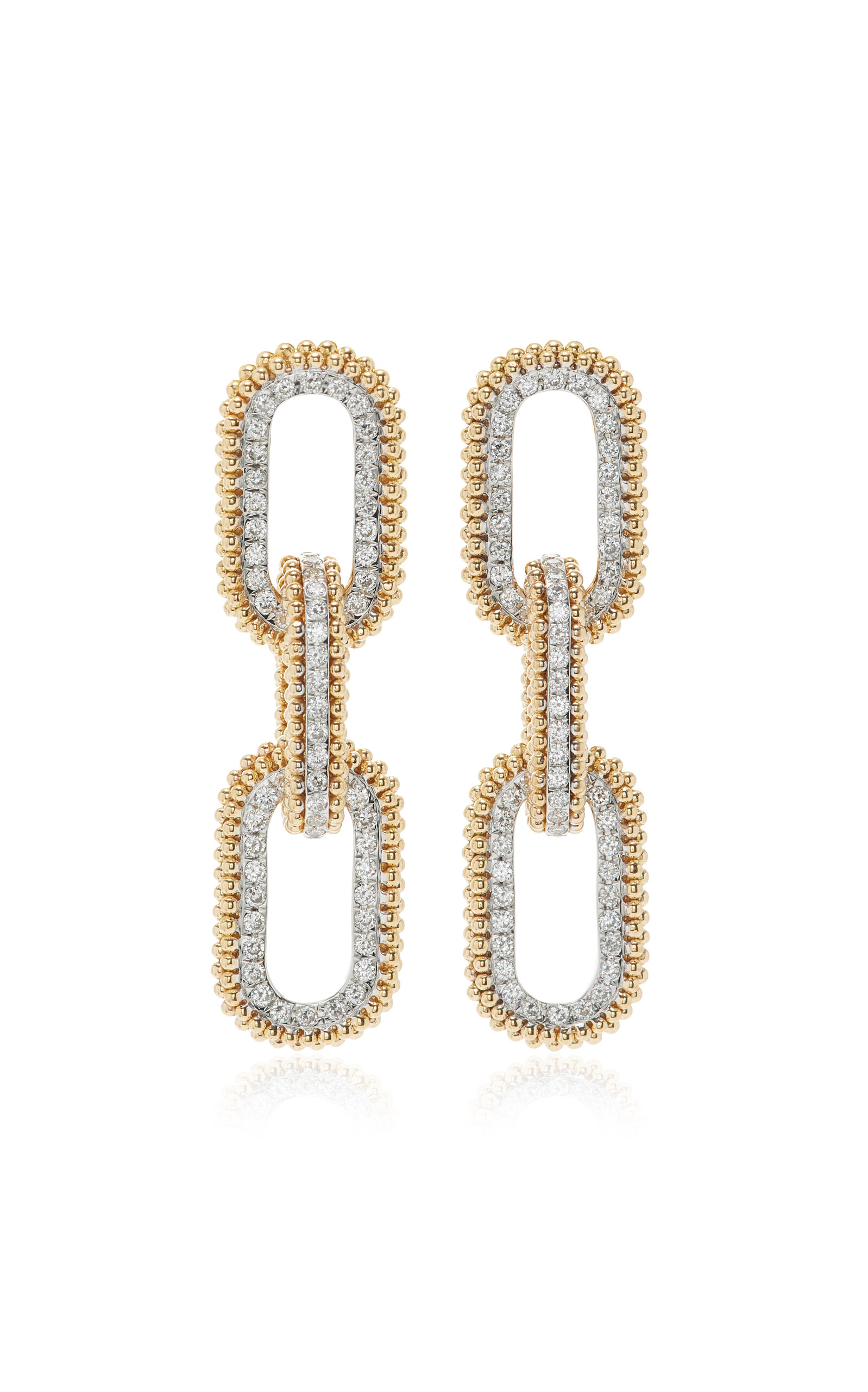 Sunlight 18K Yellow Gold Diamond Earrings