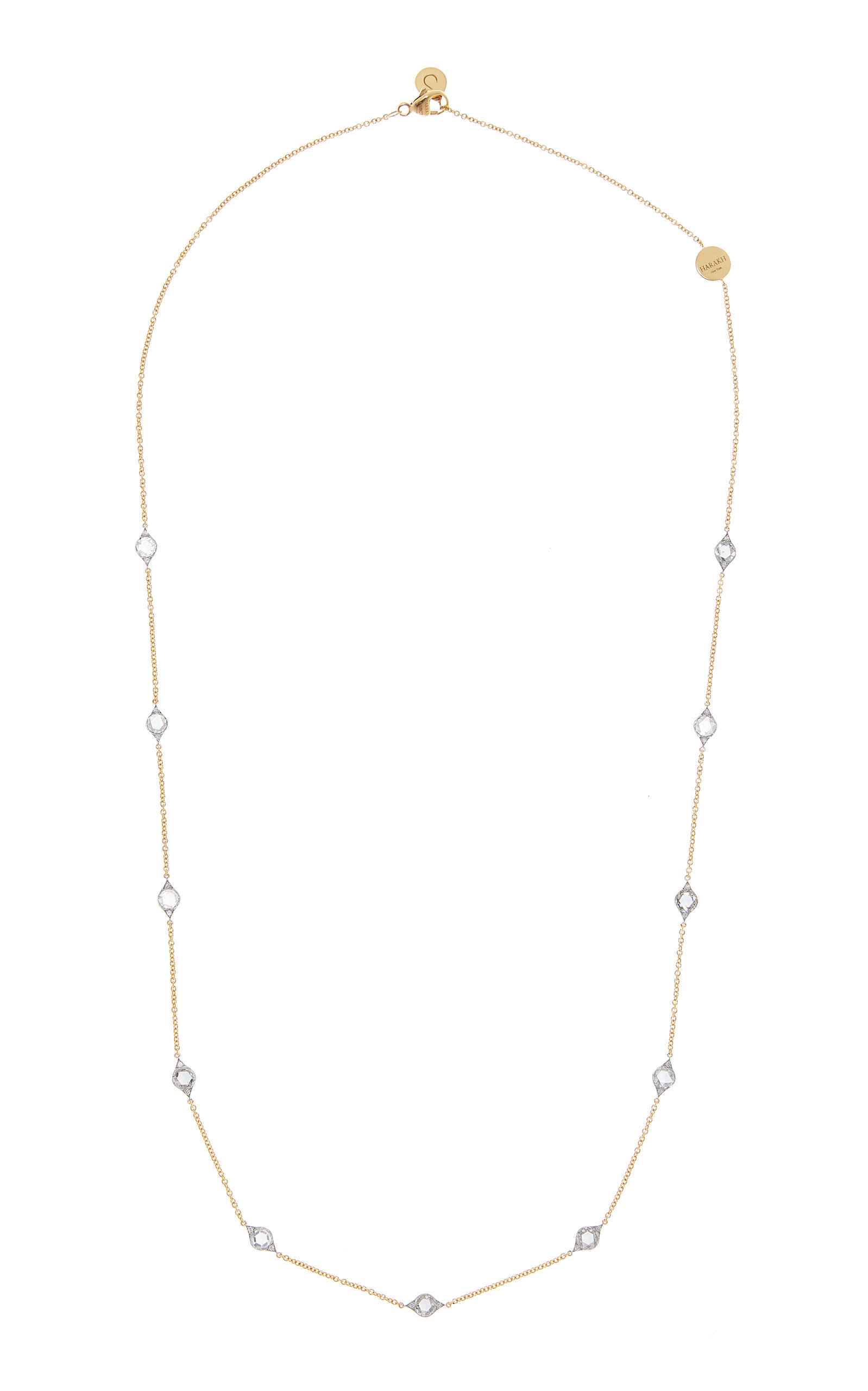 Haveli 18K White and Yellow Gold Diamond Necklace