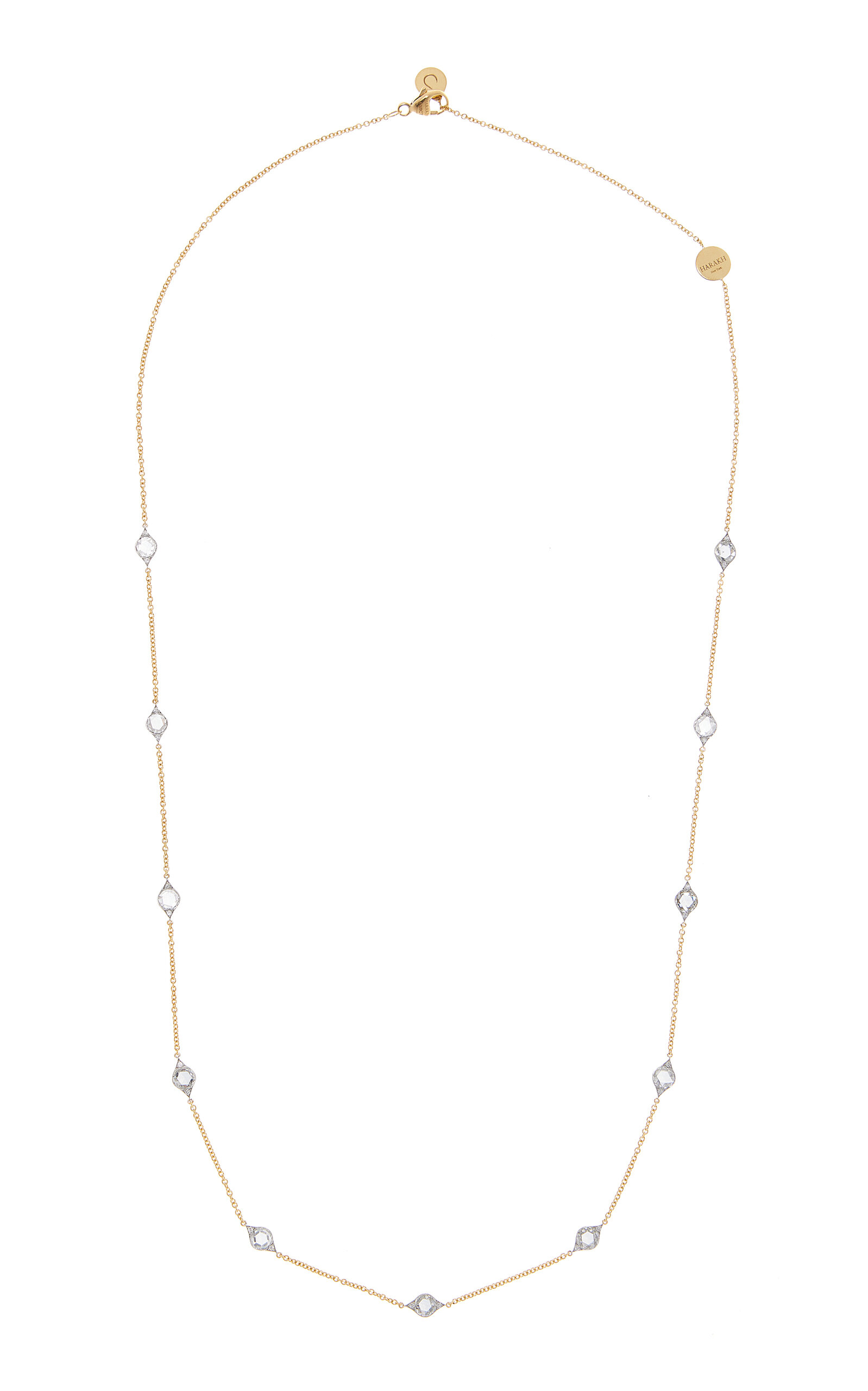 Harakh Haveli 18K White and Yellow Gold Diamond Necklace - Gold - OS - Moda Operandi