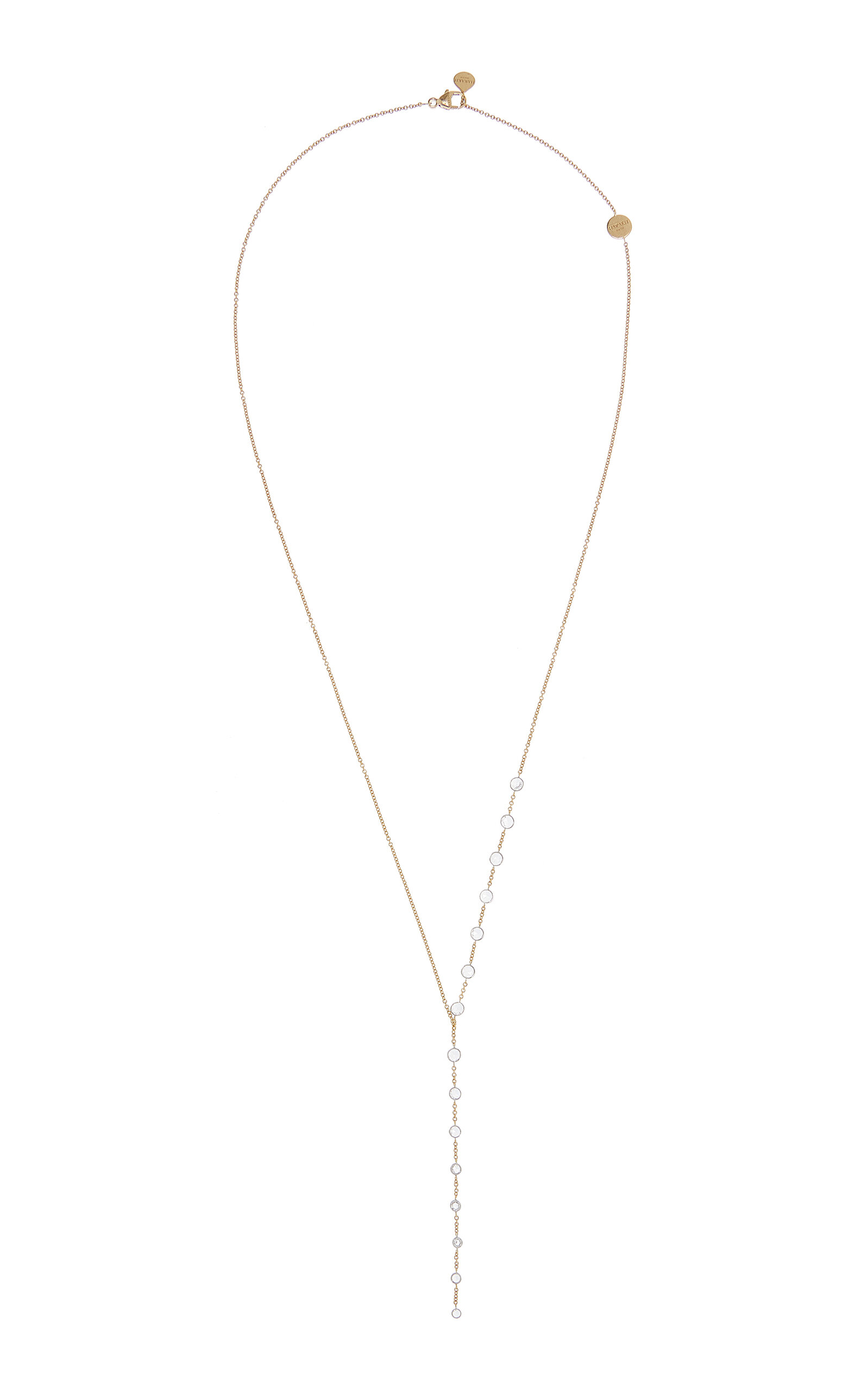 Cascade 18K Yellow Gold Diamond Necklace