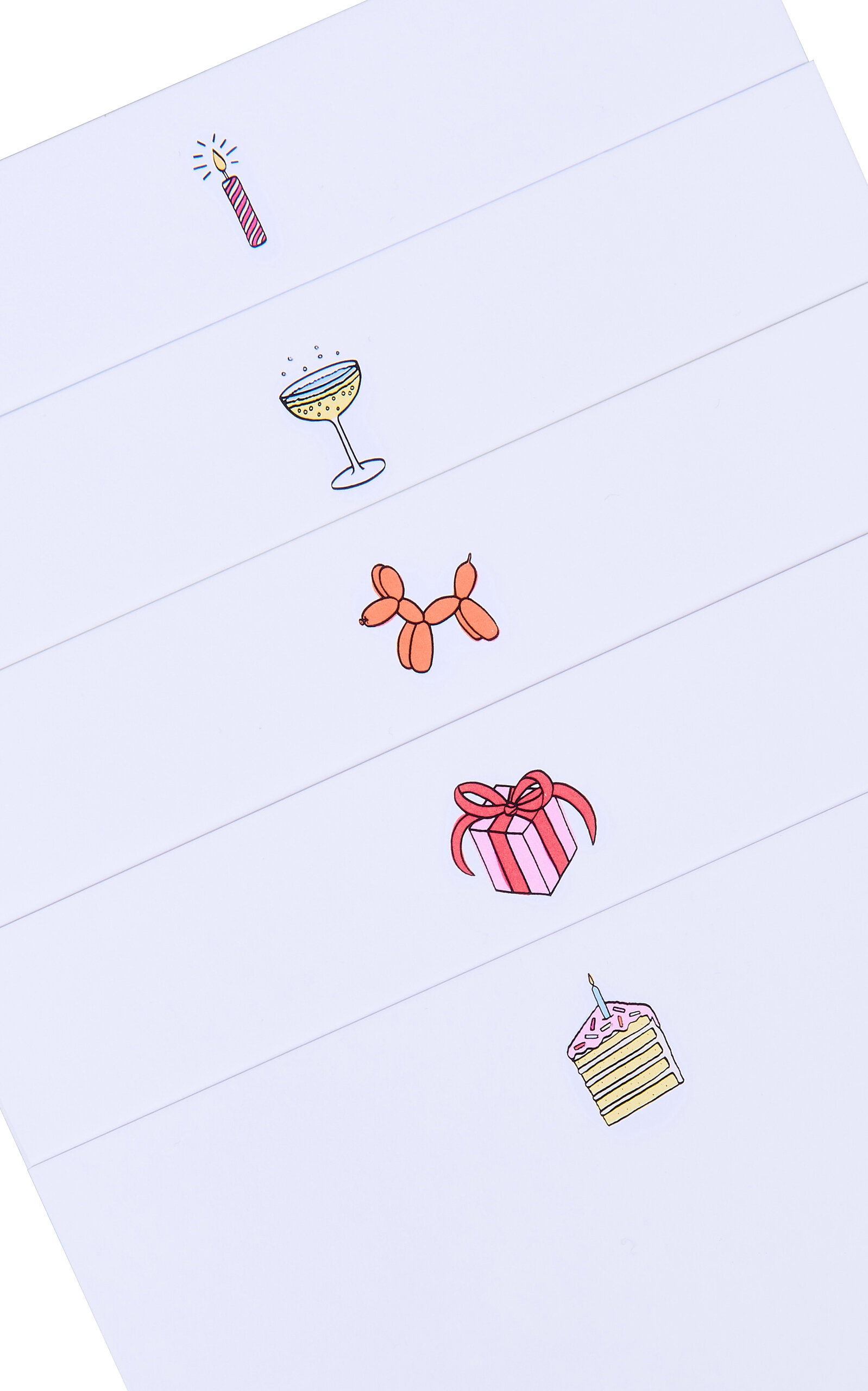 Dear Annabelle Fête Set-of-Ten Notecards - Multi