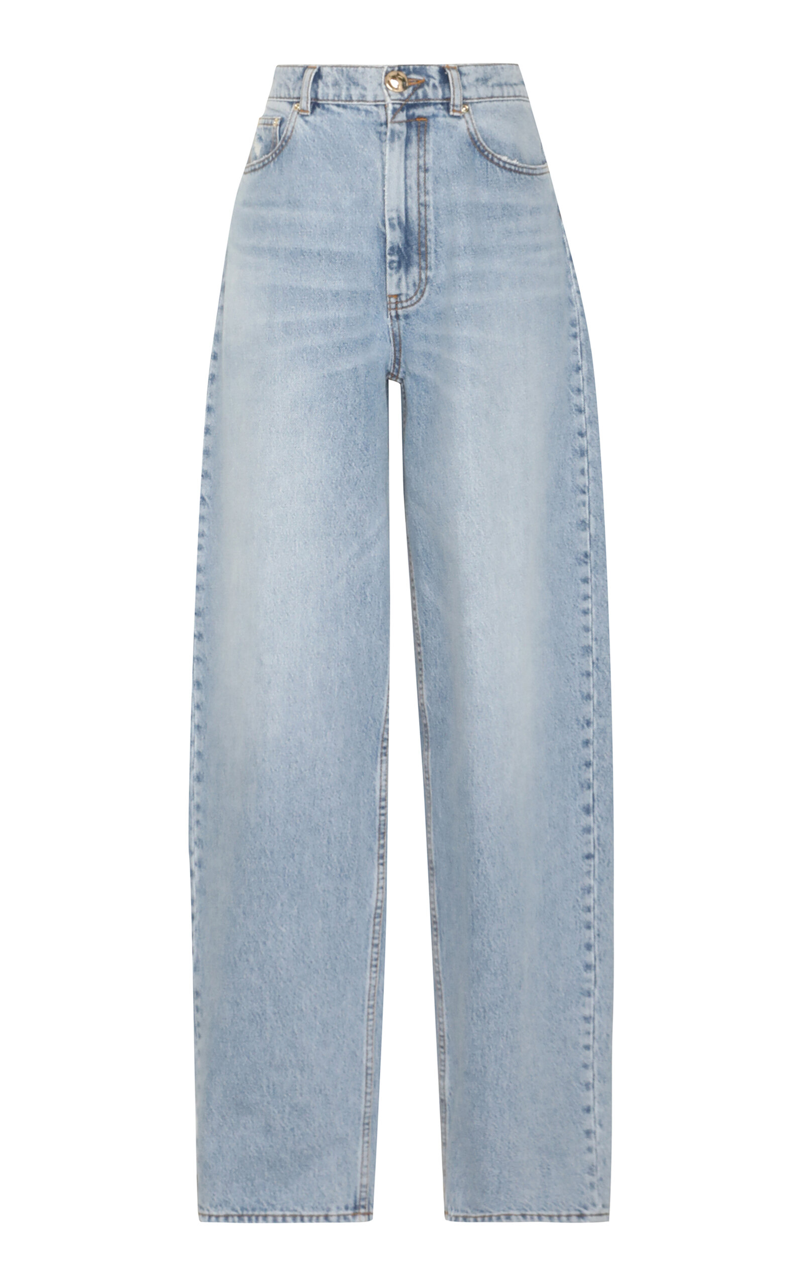Shop Zimmermann Natura Rigid High-rise Wide-leg Jeans In Medium Wash