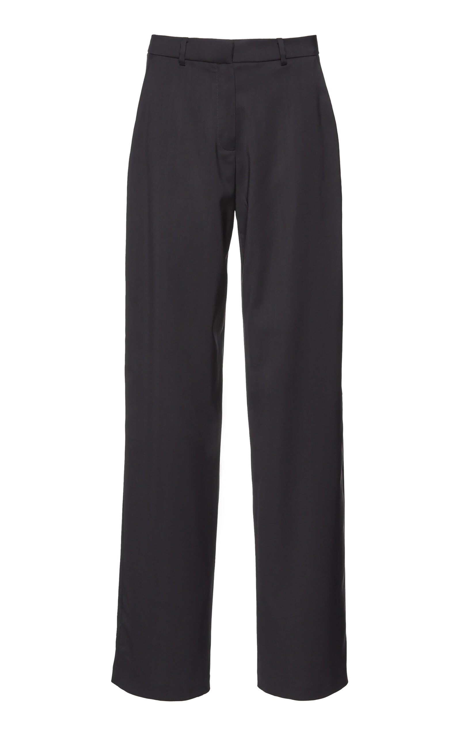 Magda Butrym Tailored Wool Wide-leg Pants In Black