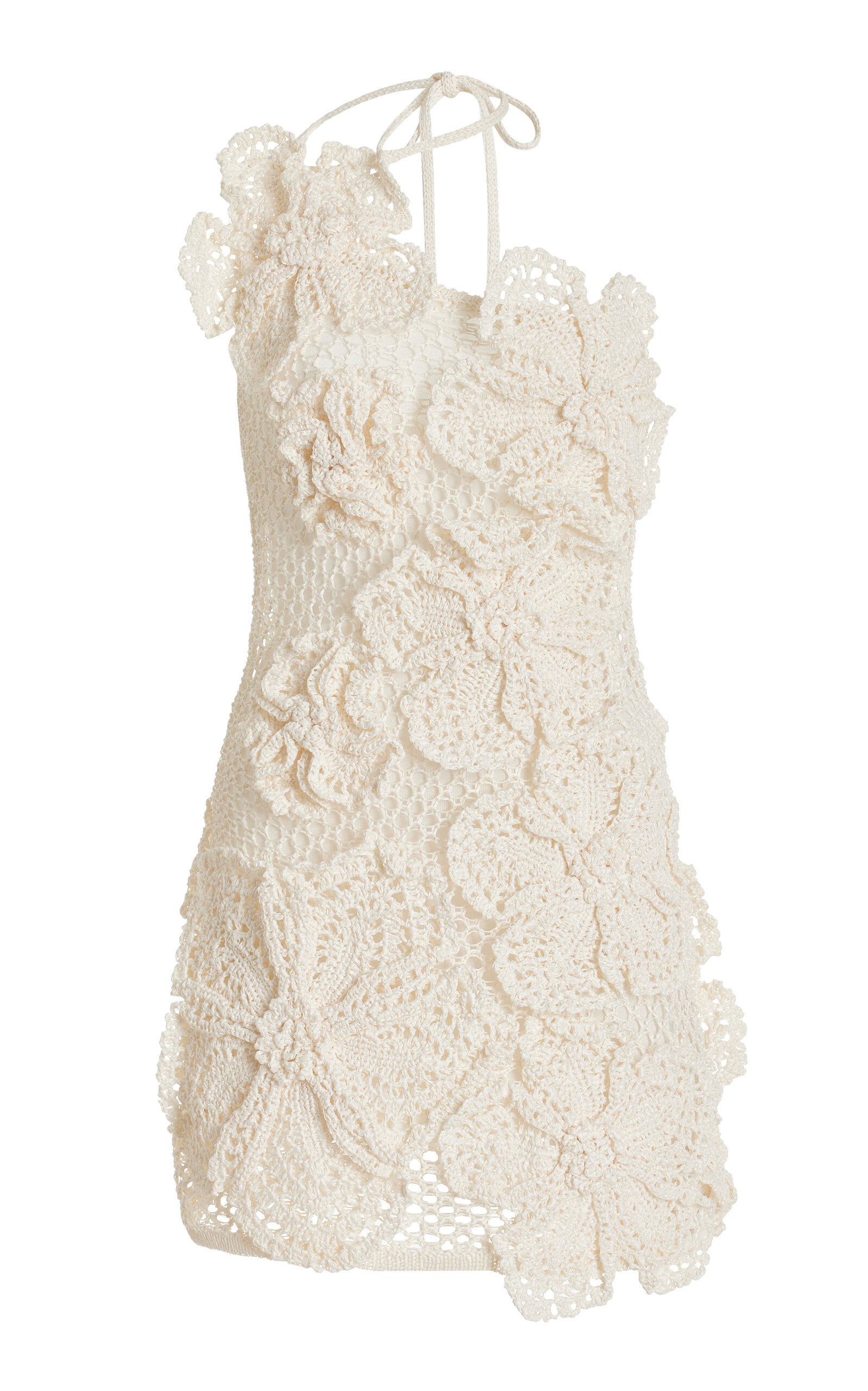 Shop Cult Gaia Kendria Floral Crochet Mini Dress In White