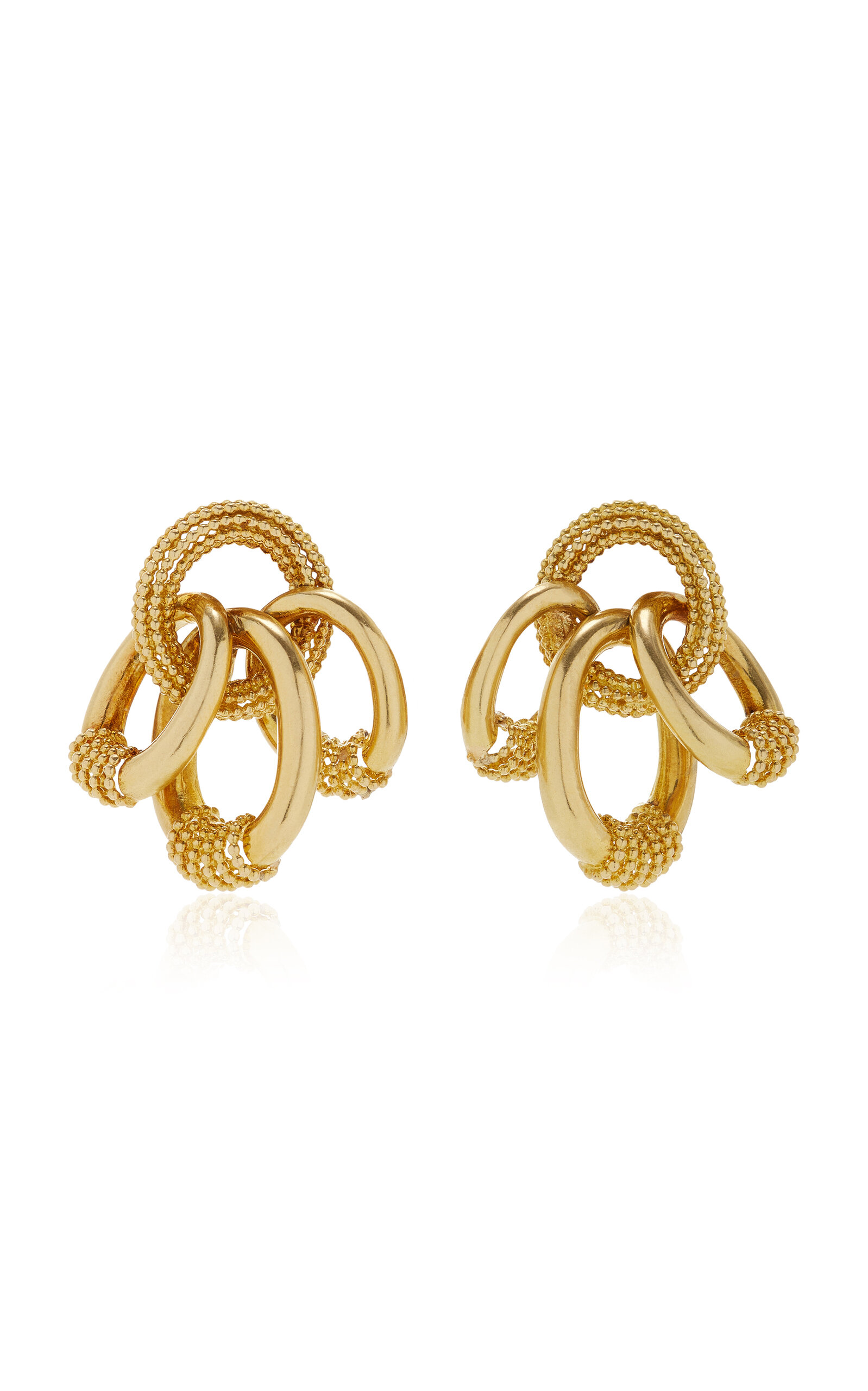 One-of-a-Kind 18K Yellow Gold Cartier Hoop Earrings
