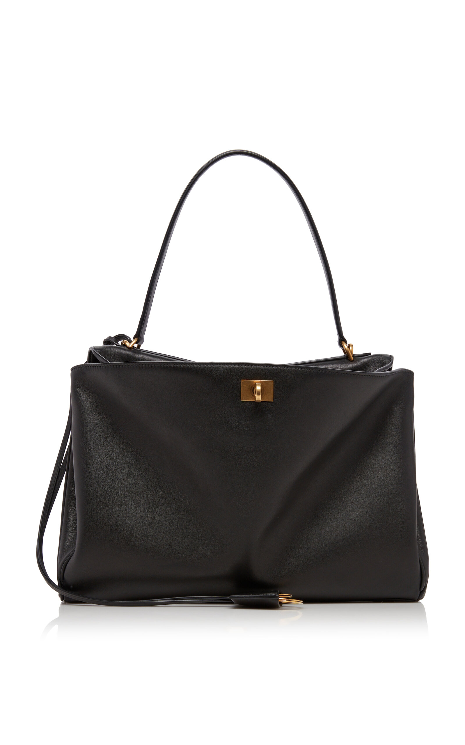 Balenciaga Rodeo Medium Leather Top Handle Bag