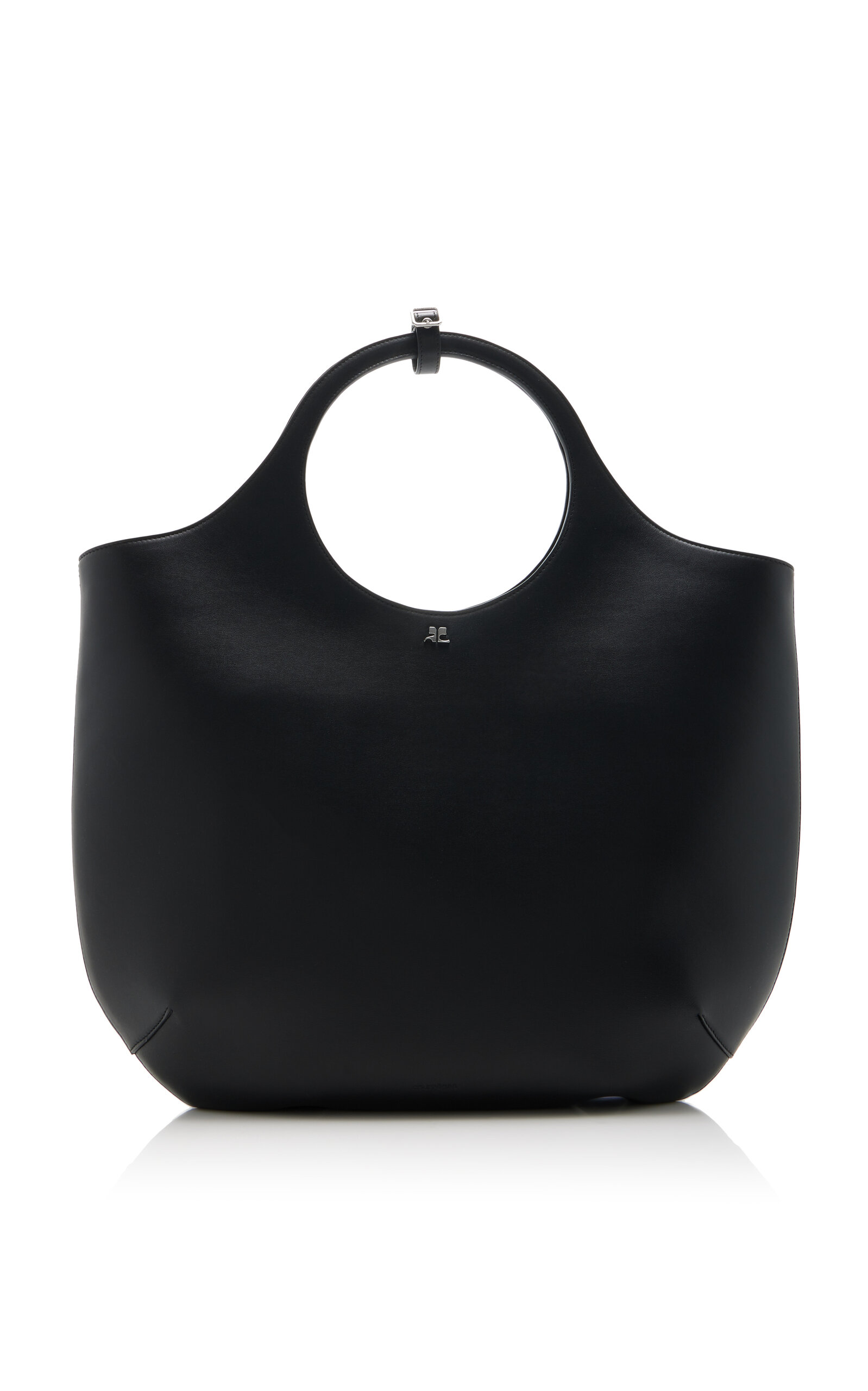 Courrèges Large Holy Leather Tote Bag