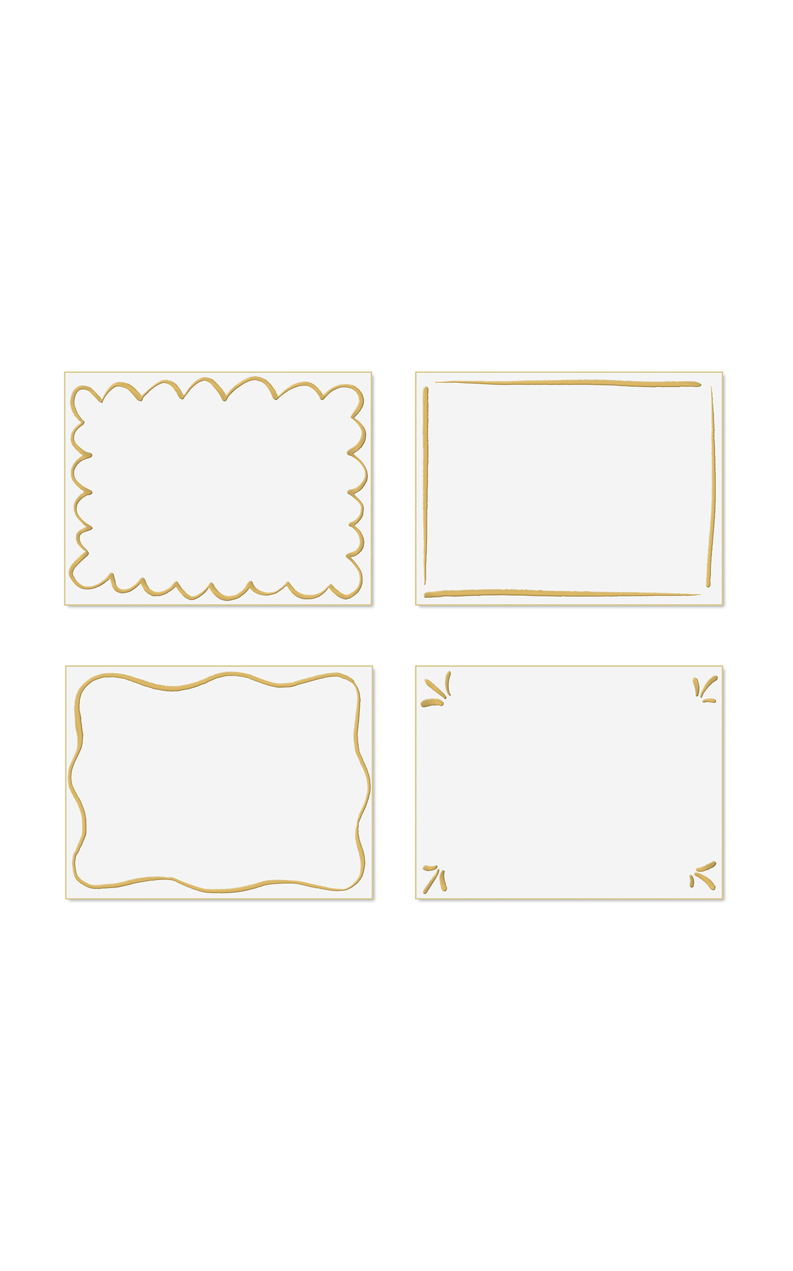 Dear Annabelle Golden Doodle Place Cards - Gold