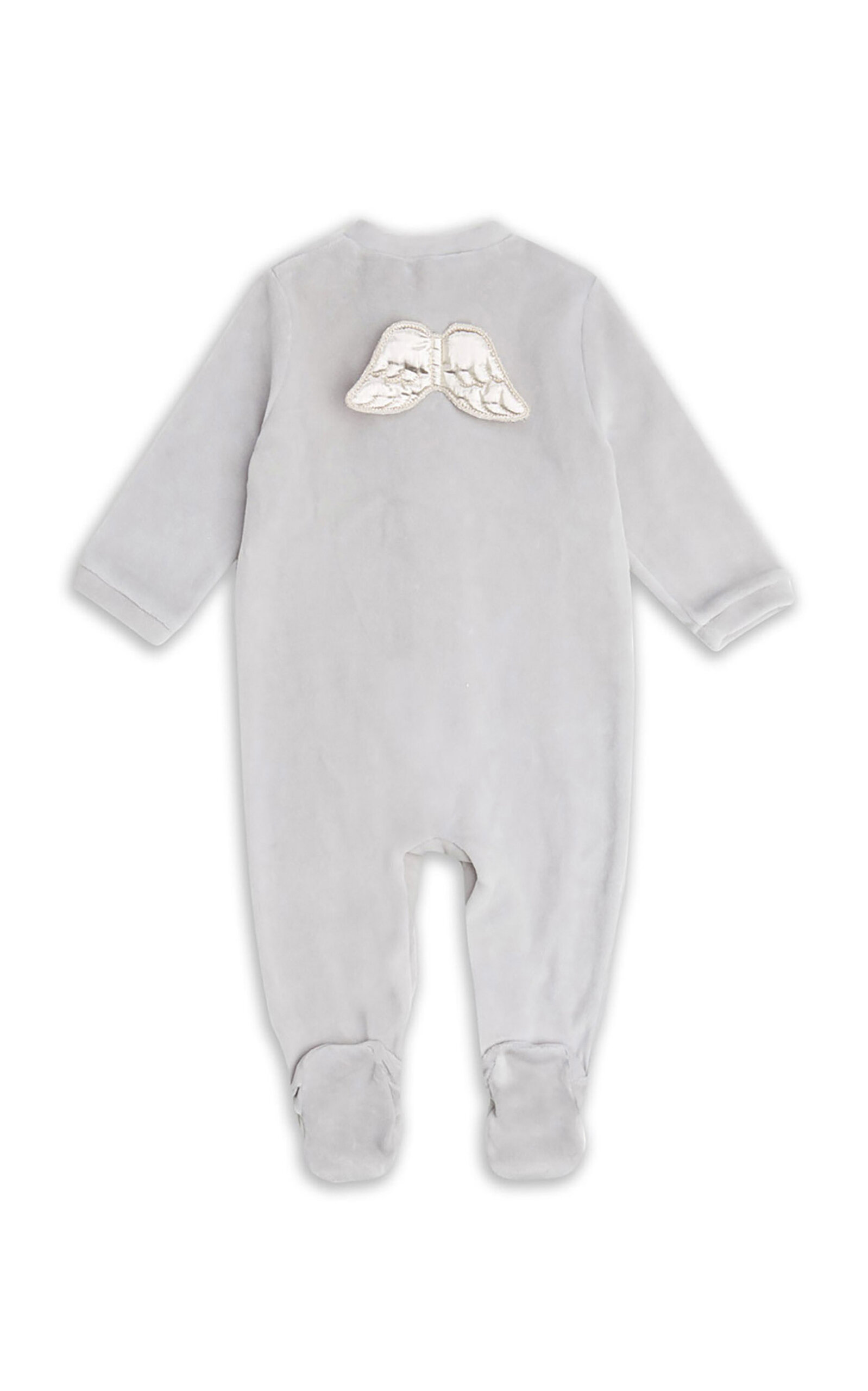 Marie-Chantal Infants'Angel Wing™ Velour Sleepsuit