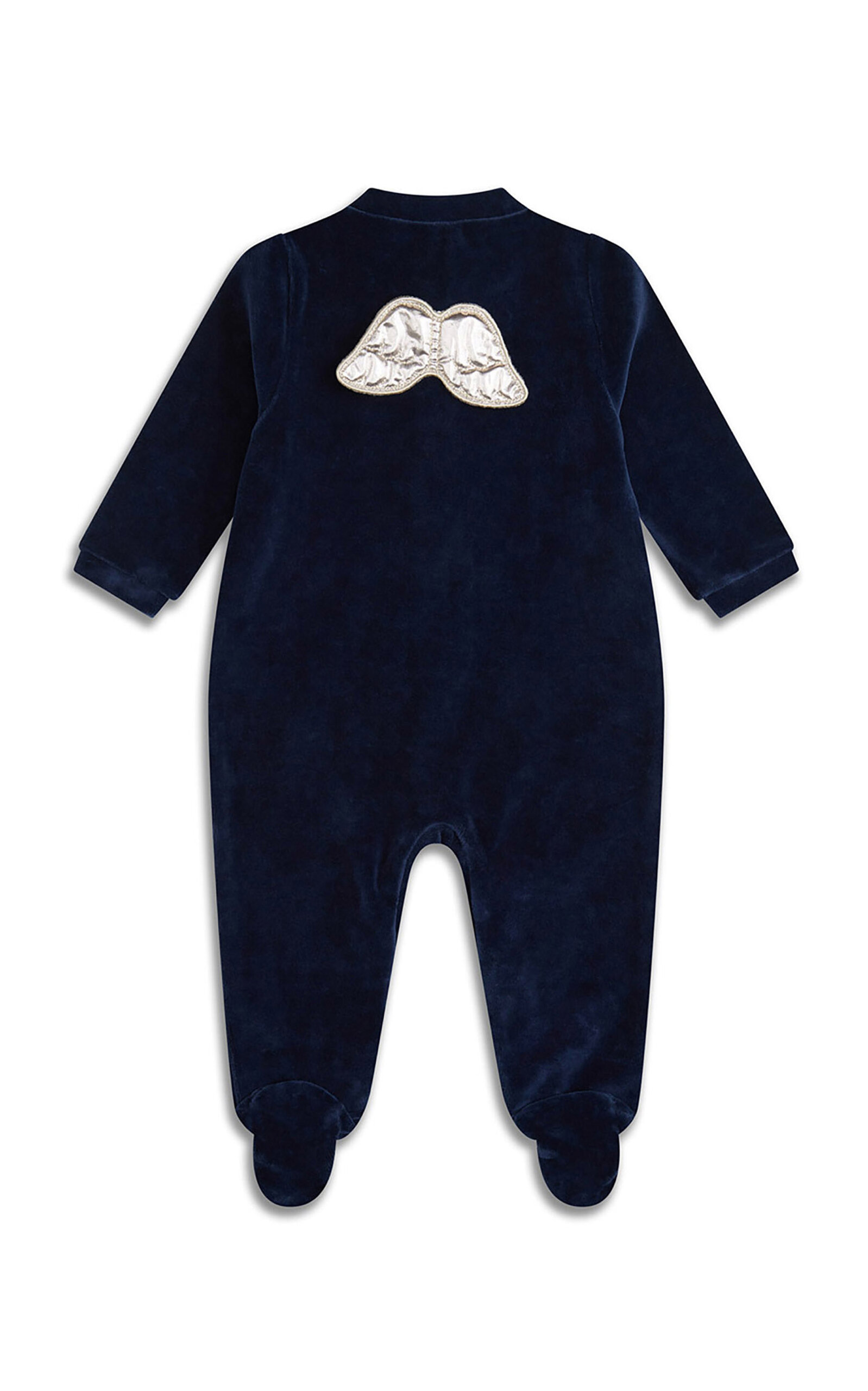 Marie-Chantal Infants'Angel Wing™ Velour Onesie