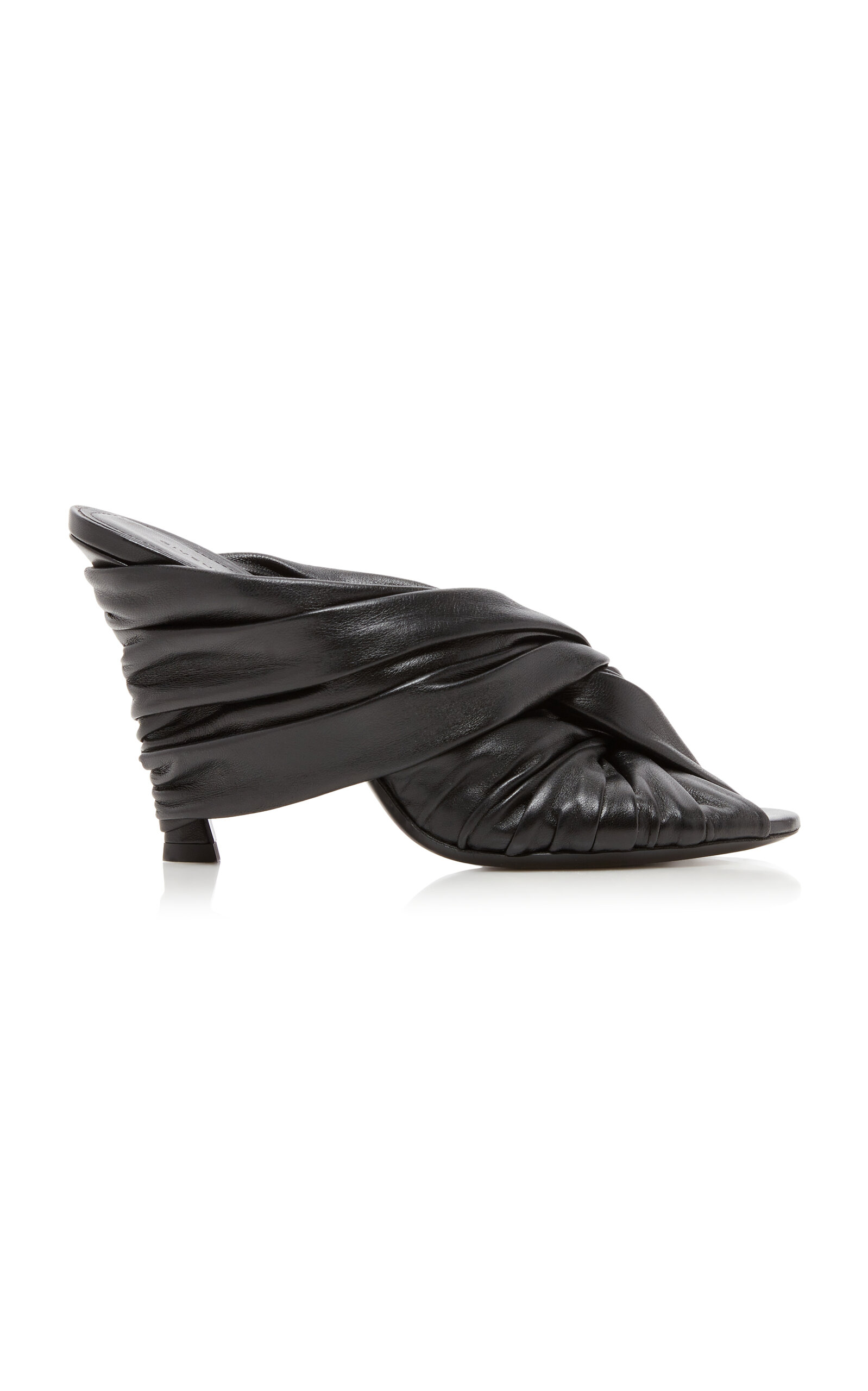Givenchy Show Twist Leather Pumps - Black