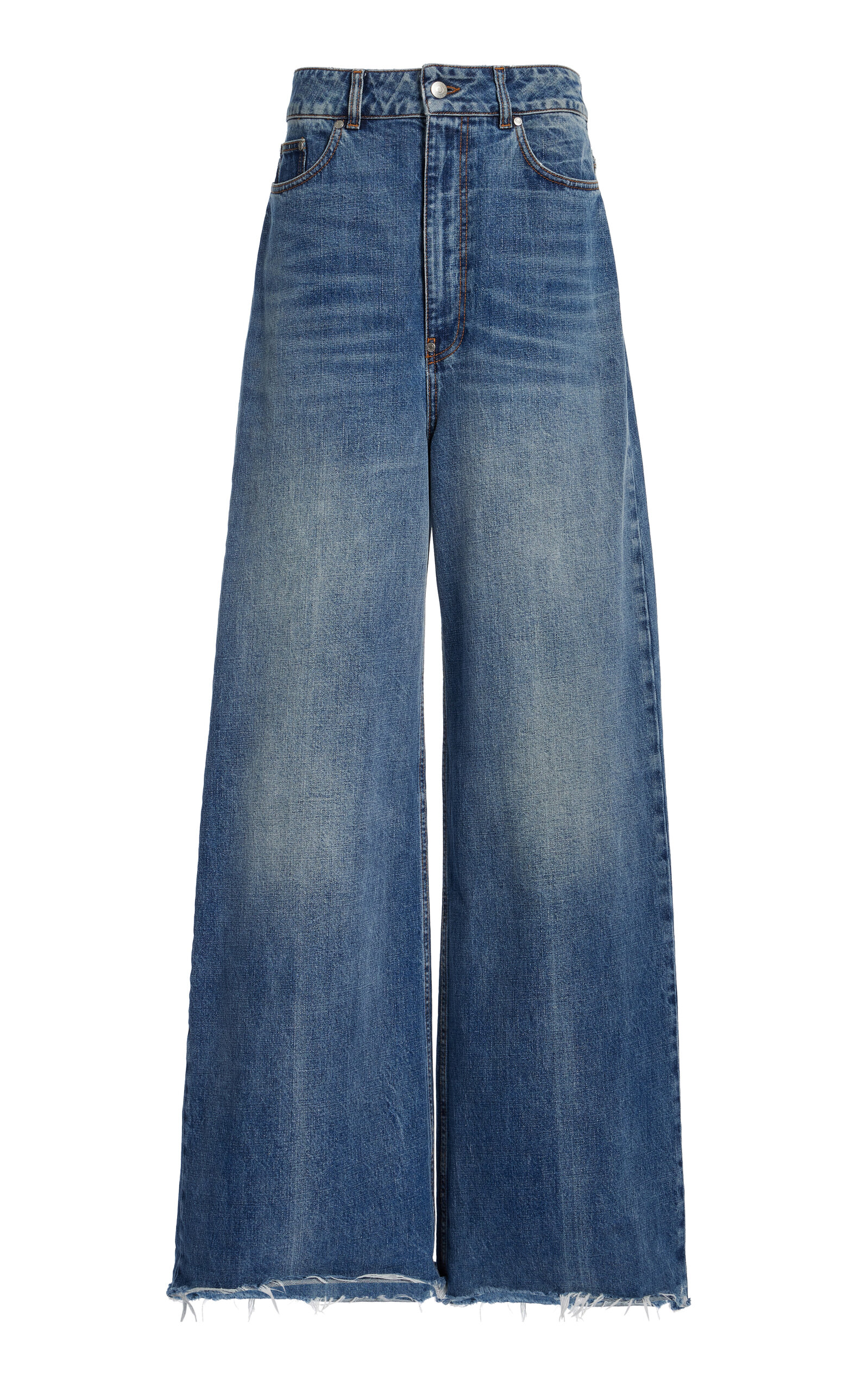 Stella Mccartney Stella Mc Cartney Denim Cargo Jeans In Medium Wash