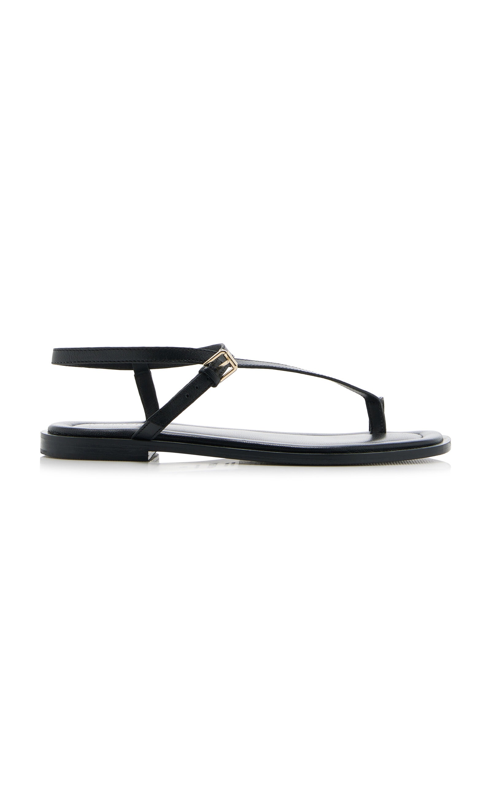 Shop A.emery Pae Leather Sandals In Black