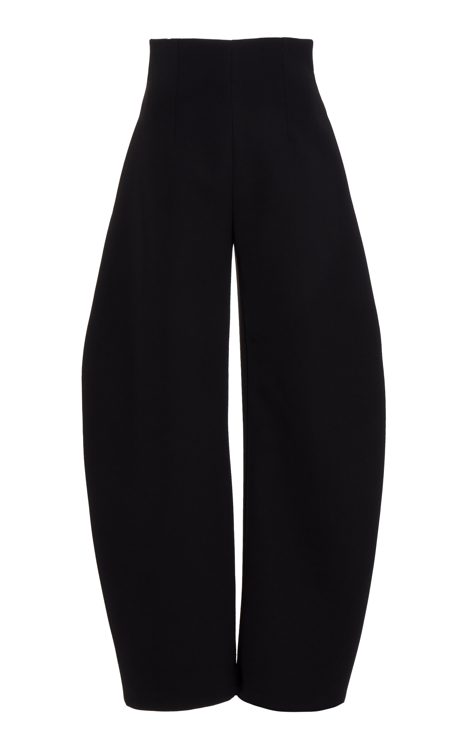 A.w.a.k.e. Rounded Tailored Trousers In Black